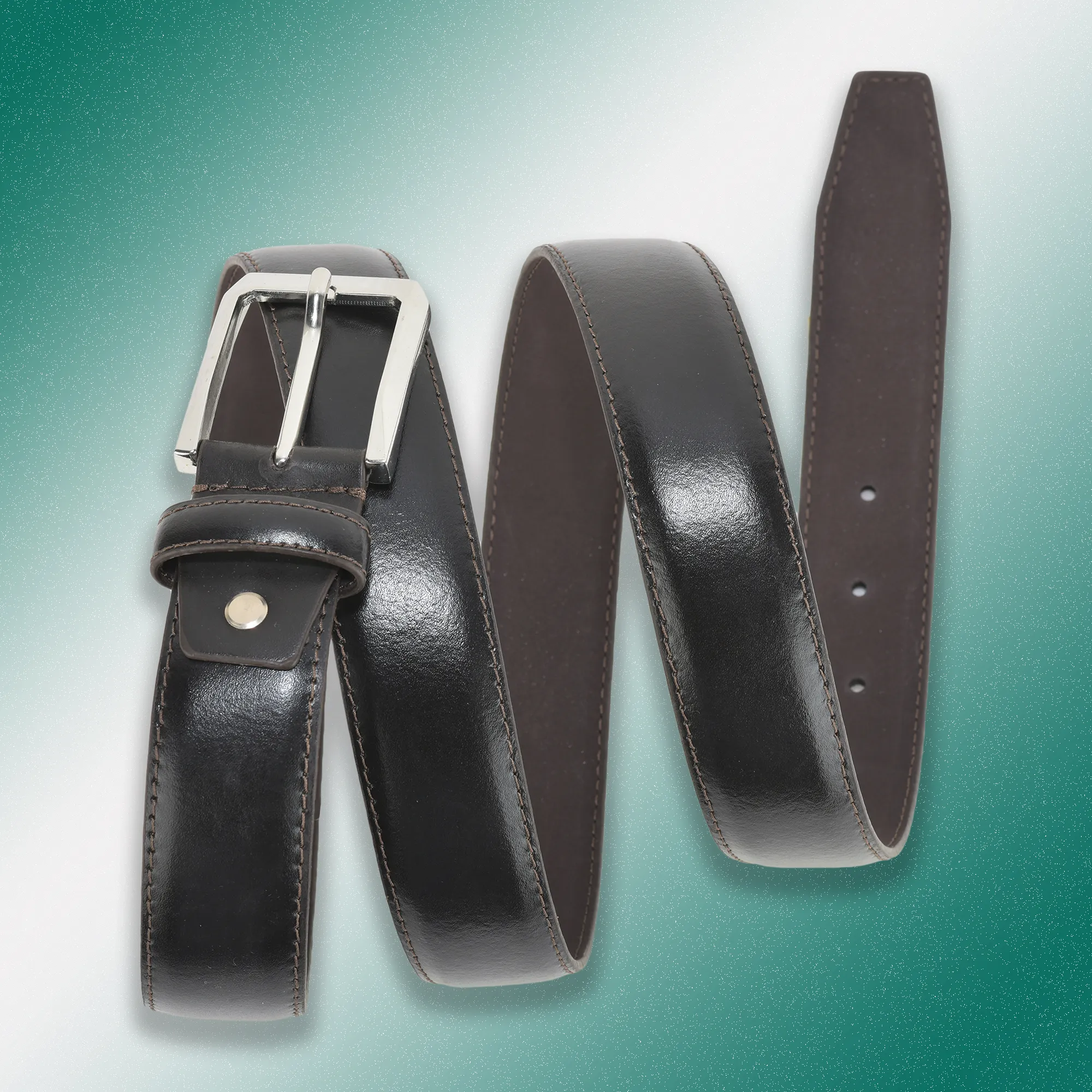 Woodland Men’s Brown Heritage Leather Belt

 - Thumbnail 3