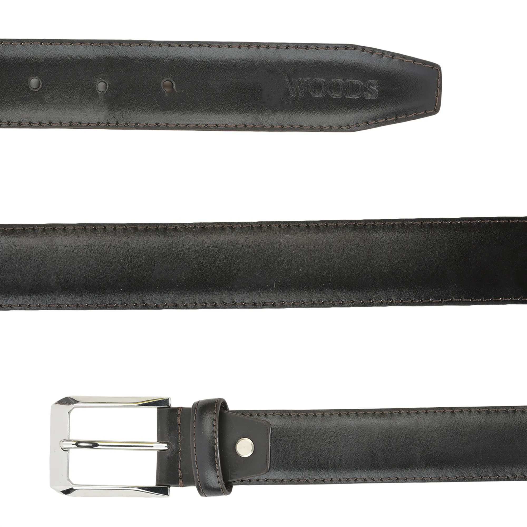 Woodland Men’s Brown Heritage Leather Belt

 - Thumbnail 5