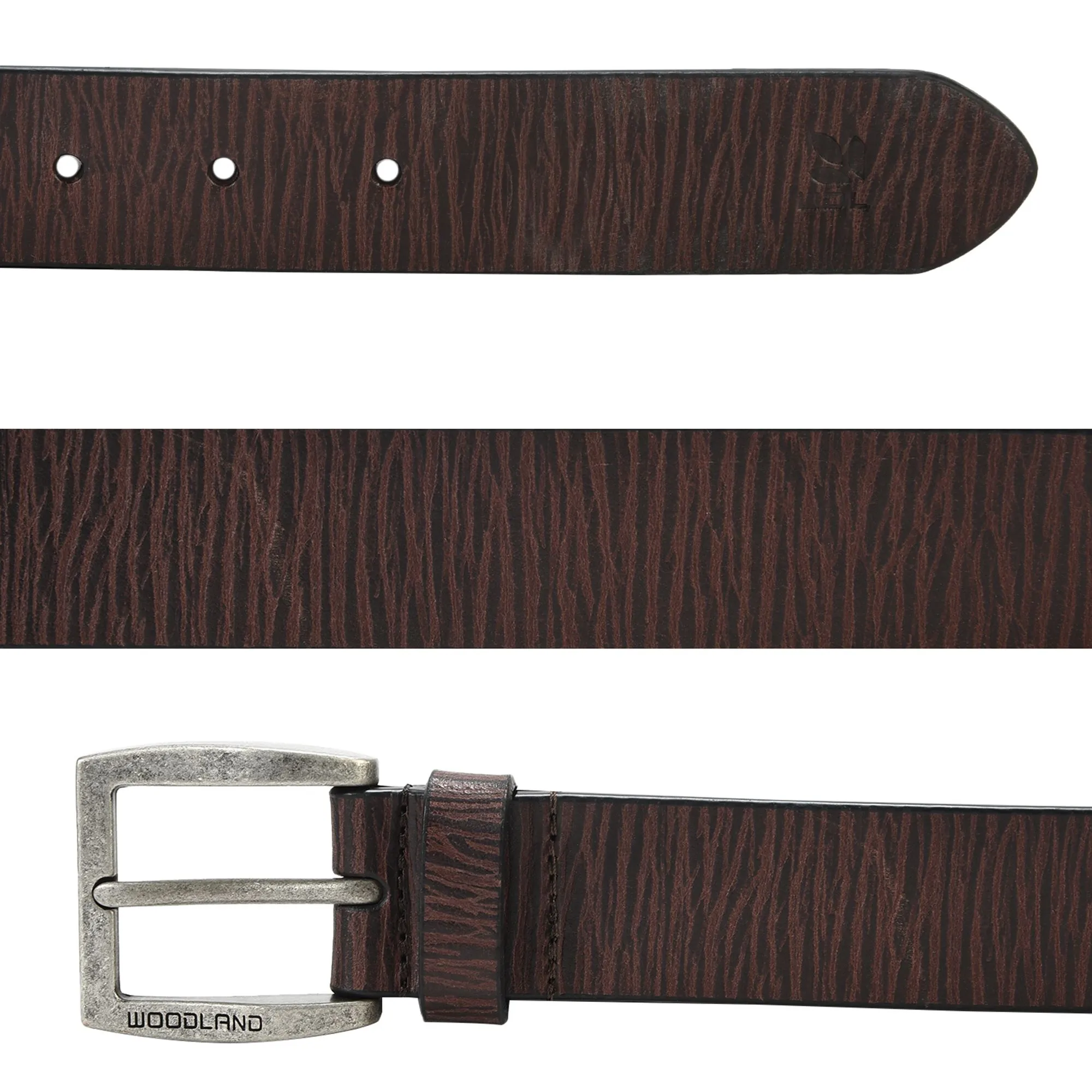 Brown leather belt - Thumbnail 2