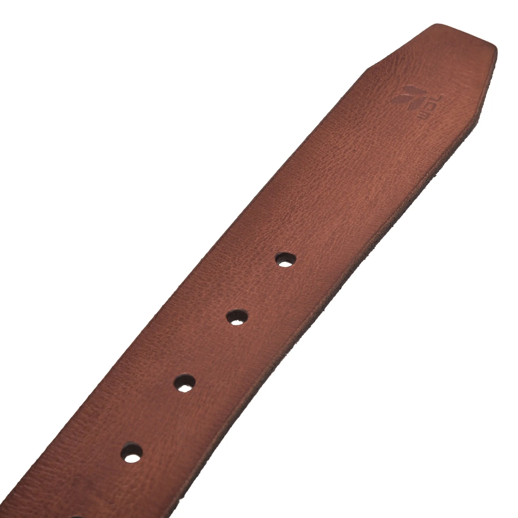 Tan Men's leather belt - Thumbnail 3