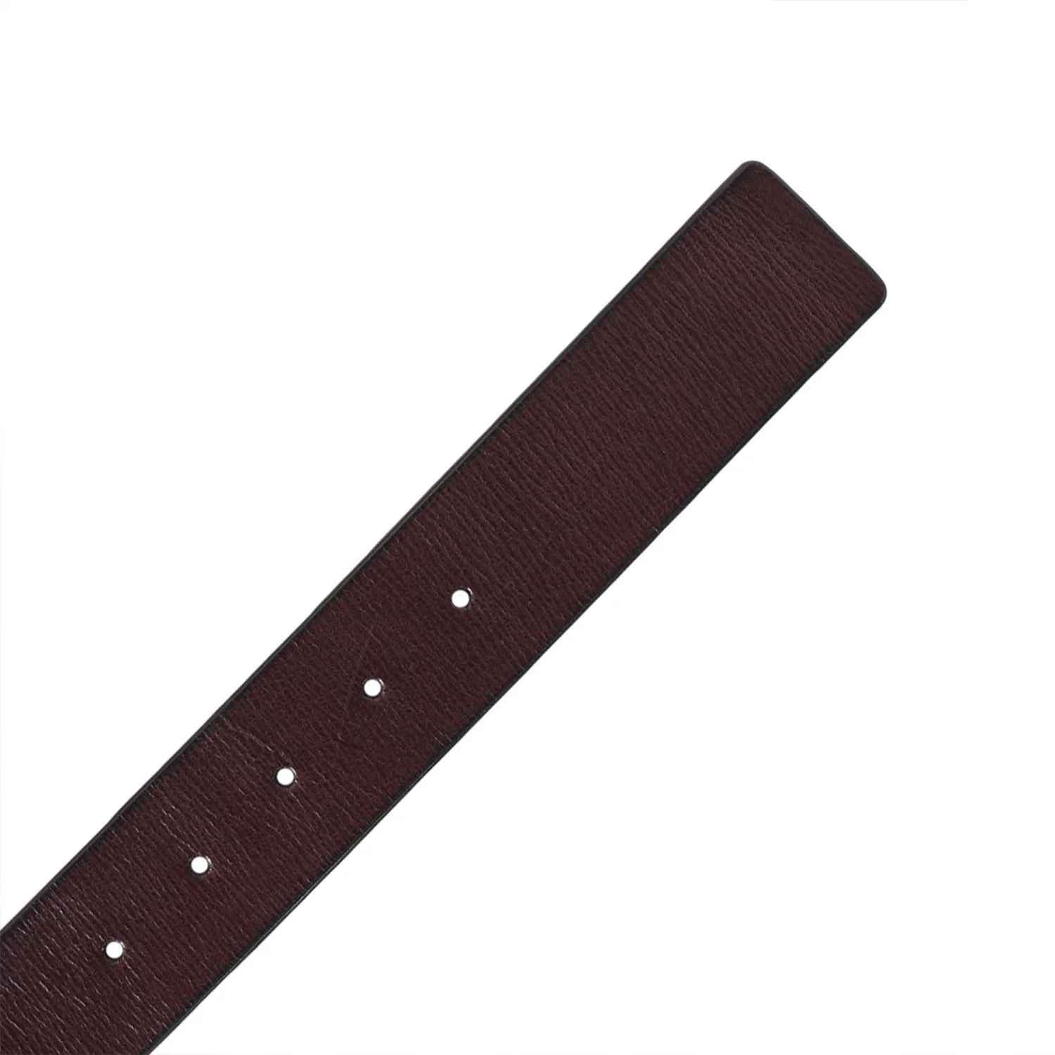 Brown Leather Belt for Men - Thumbnail 3