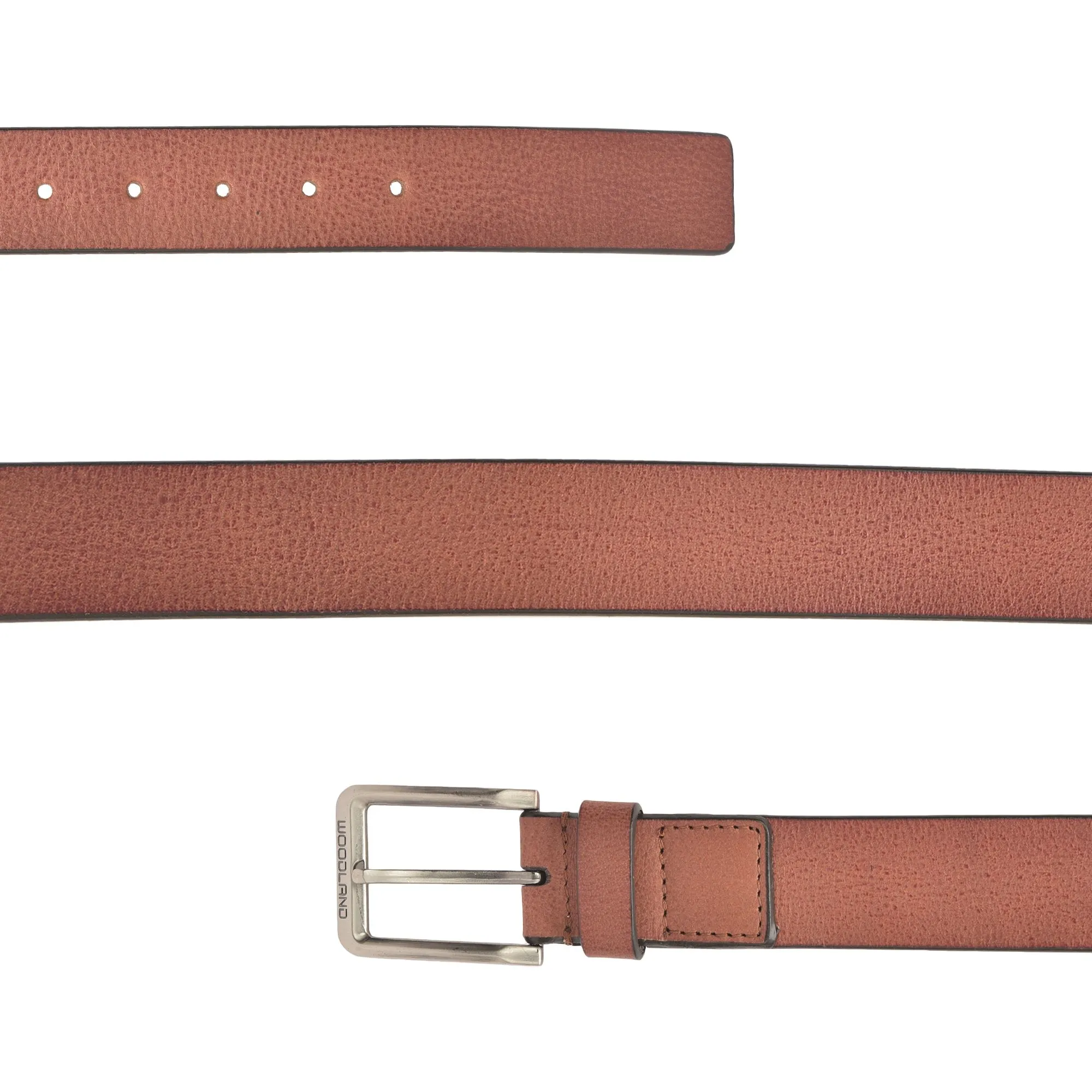 Tan Leather belt for men - Thumbnail 2