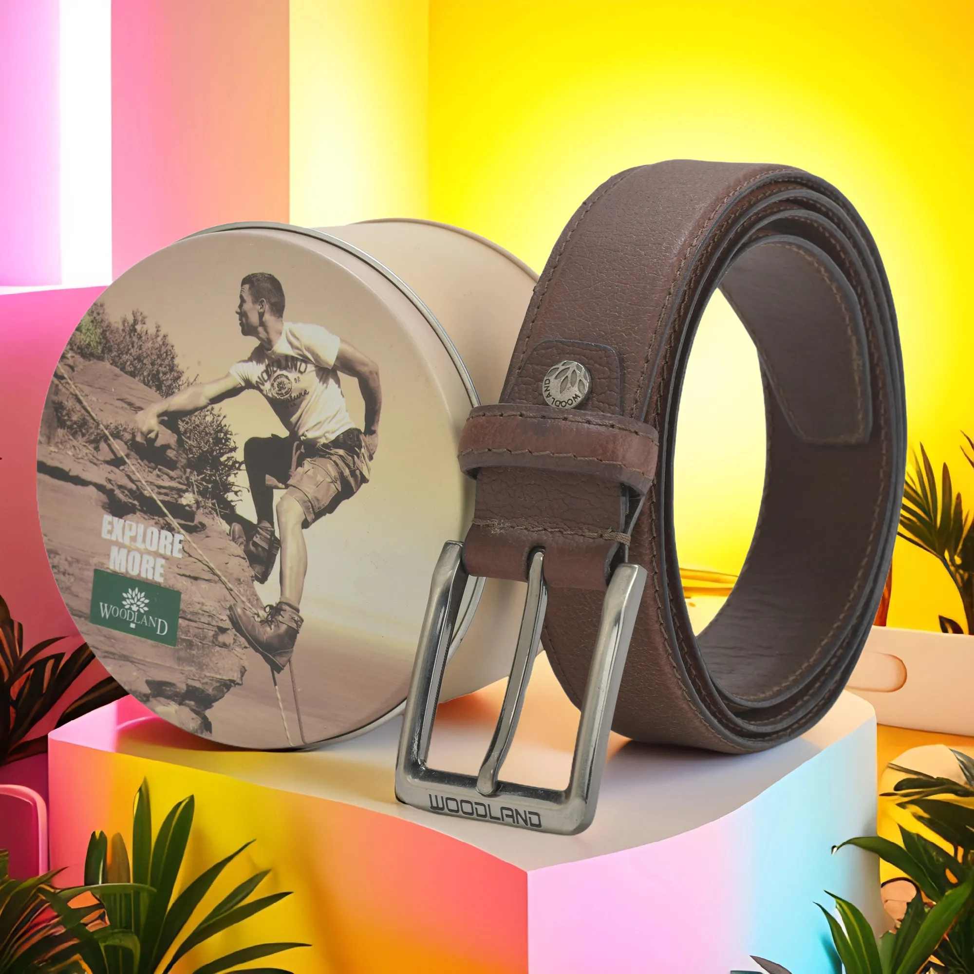 Woodland Men’s Tan Everyday Leather Belt

 - Thumbnail 2