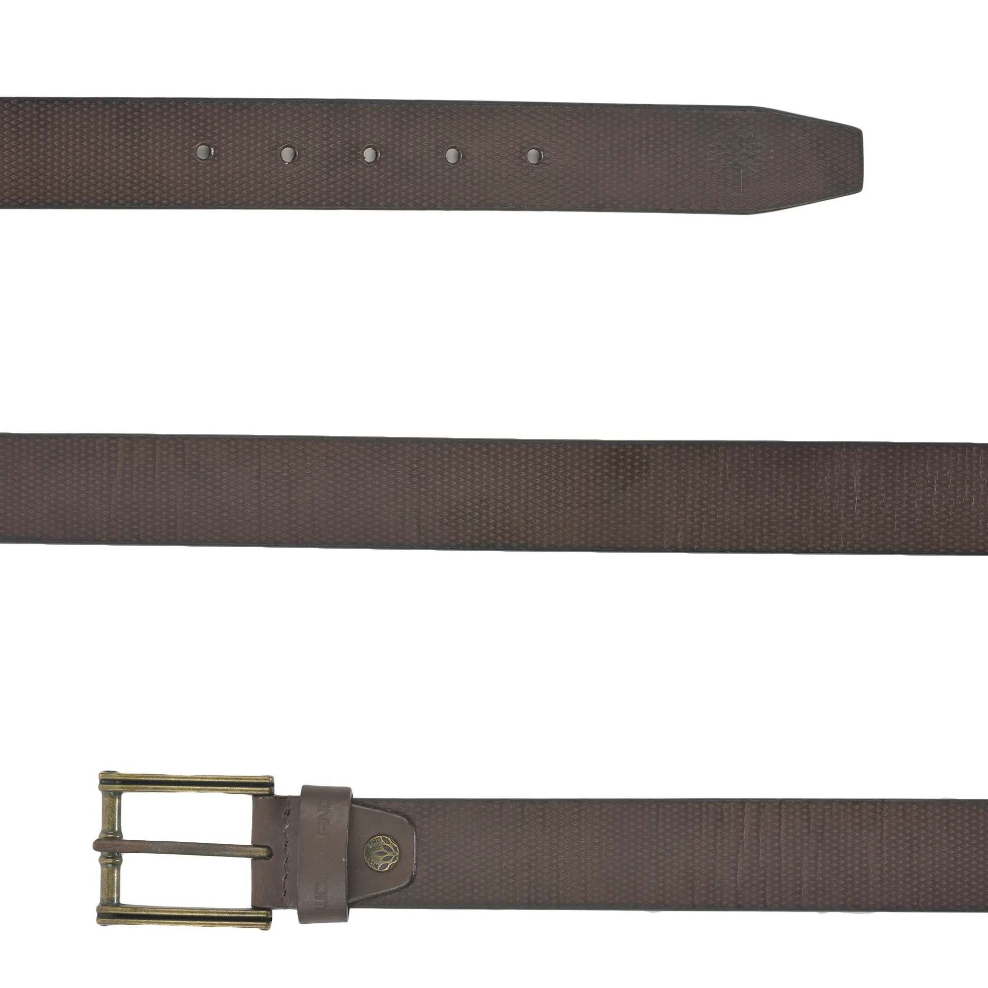 Woodland Men’s Brown Robust Leather Belt

 - Thumbnail 5