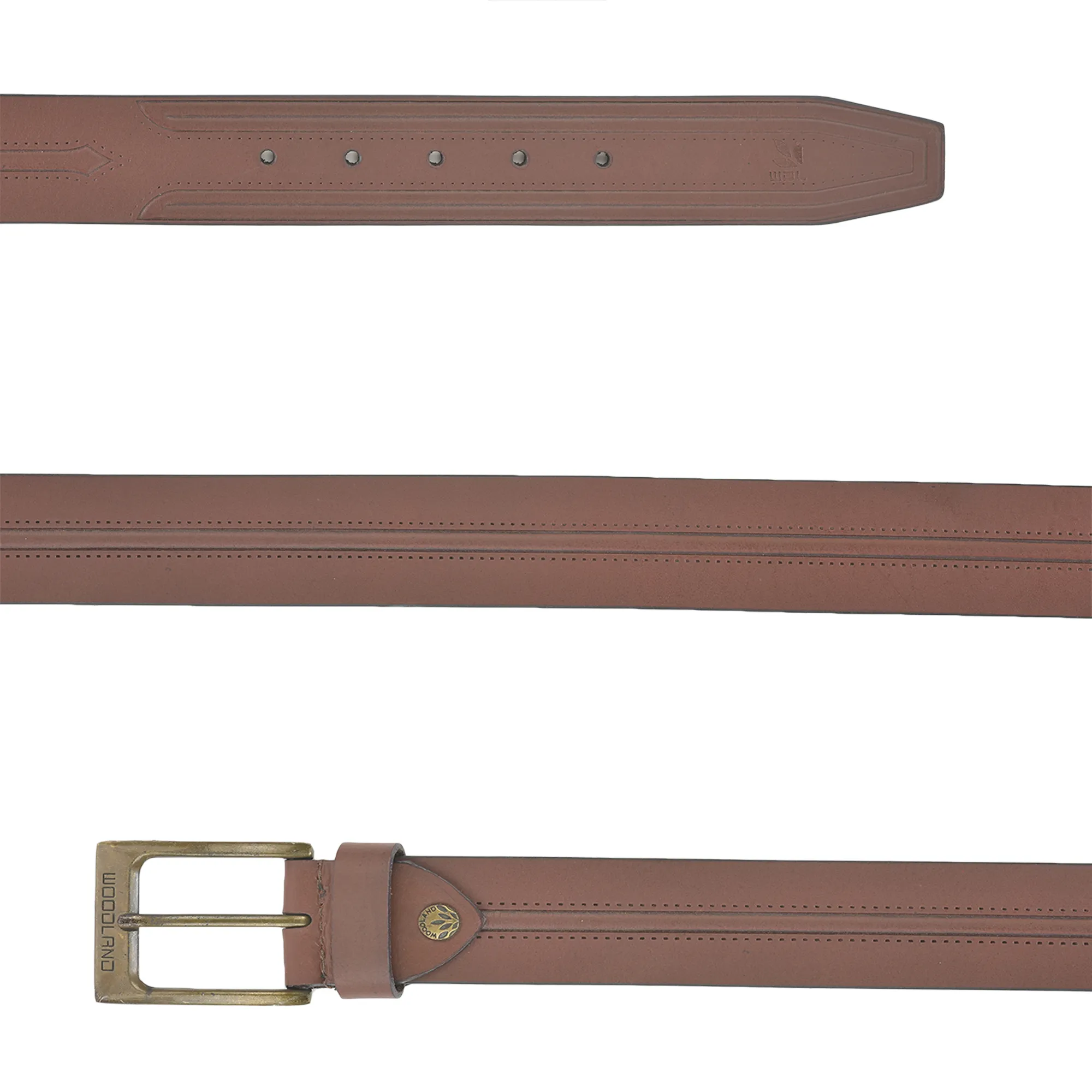Woodland Men’s Brown Steadfast Leather Belt

 - Thumbnail 5
