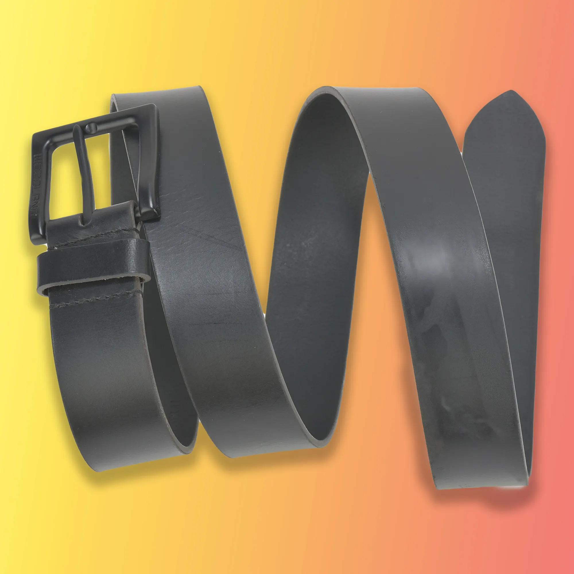 Woodland Men’s Black Vanguard Leather Belt

 - Thumbnail 3