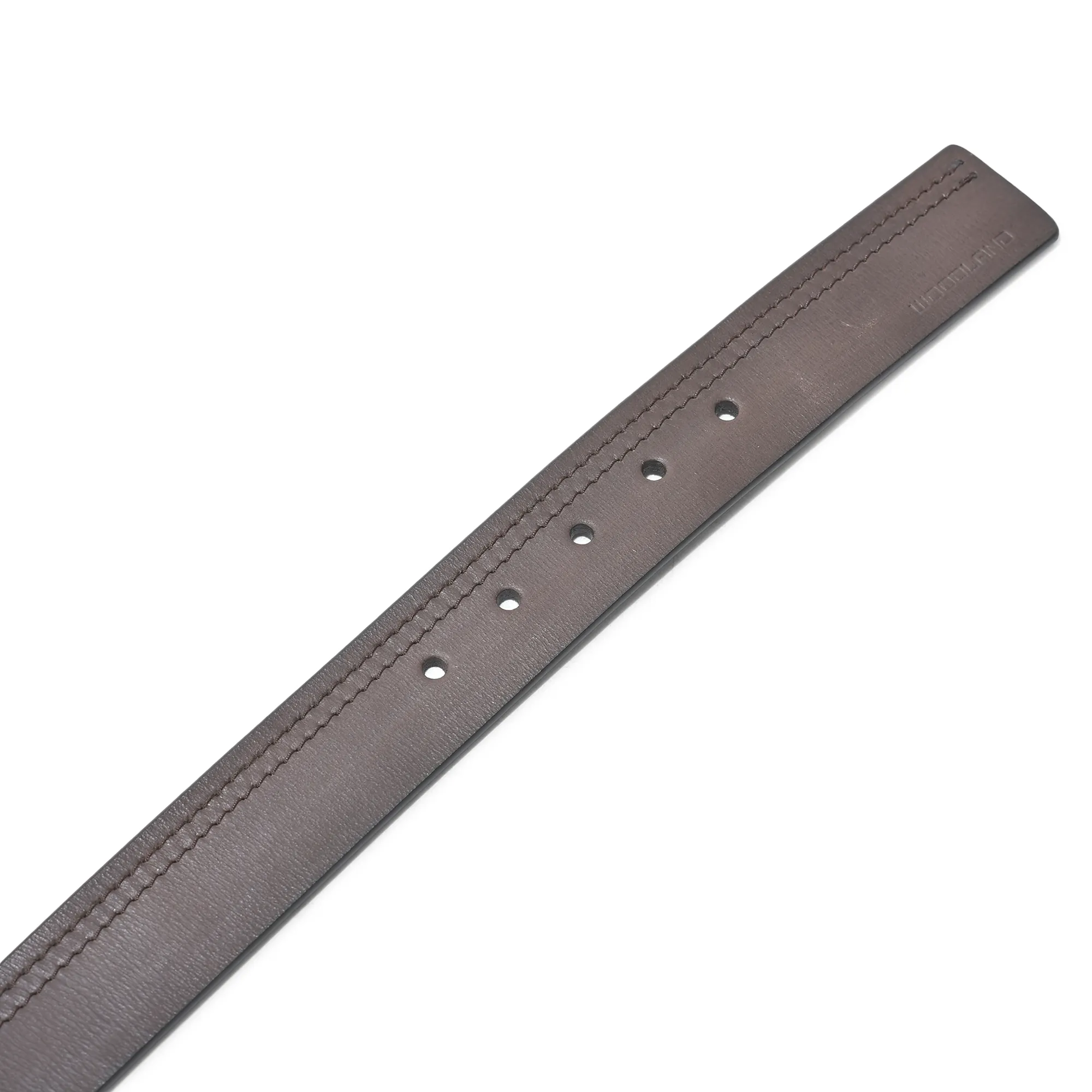 Woodland Men’s Brown Leather Belt - Thumbnail 2