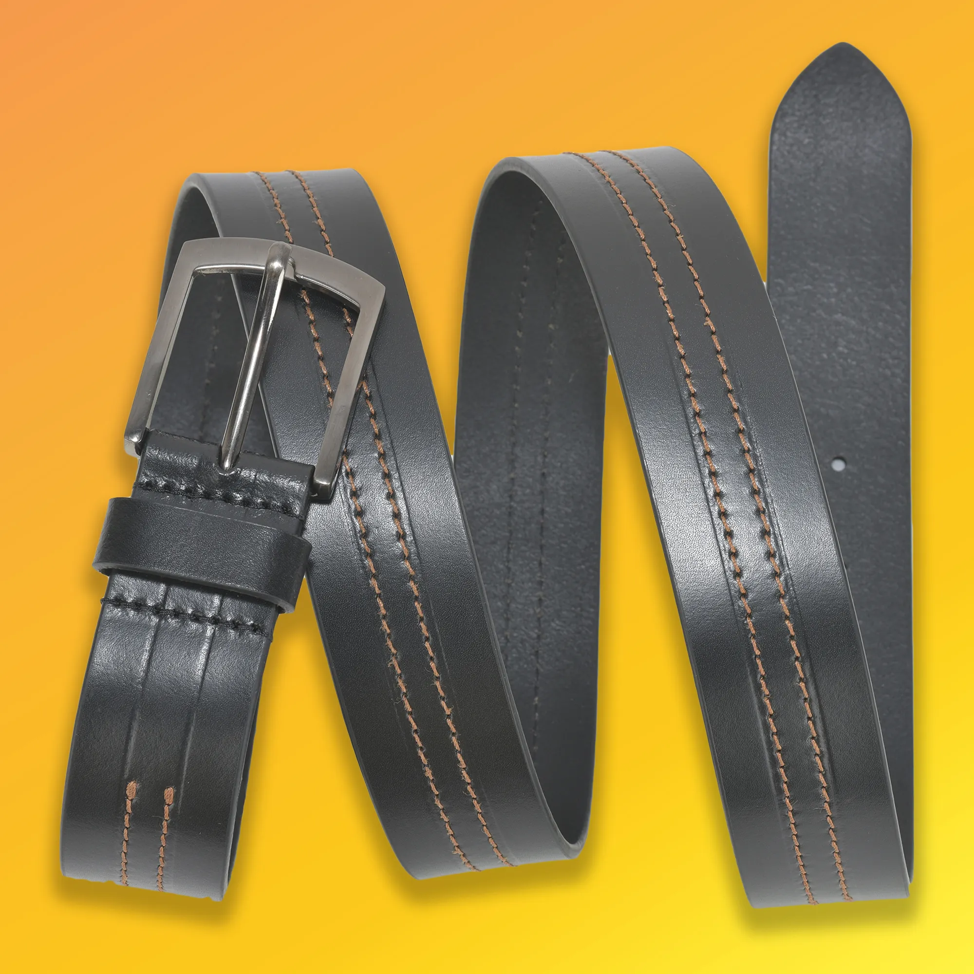 Woodland Men’s Black Pinnacle Leather Belt

 - Thumbnail 3