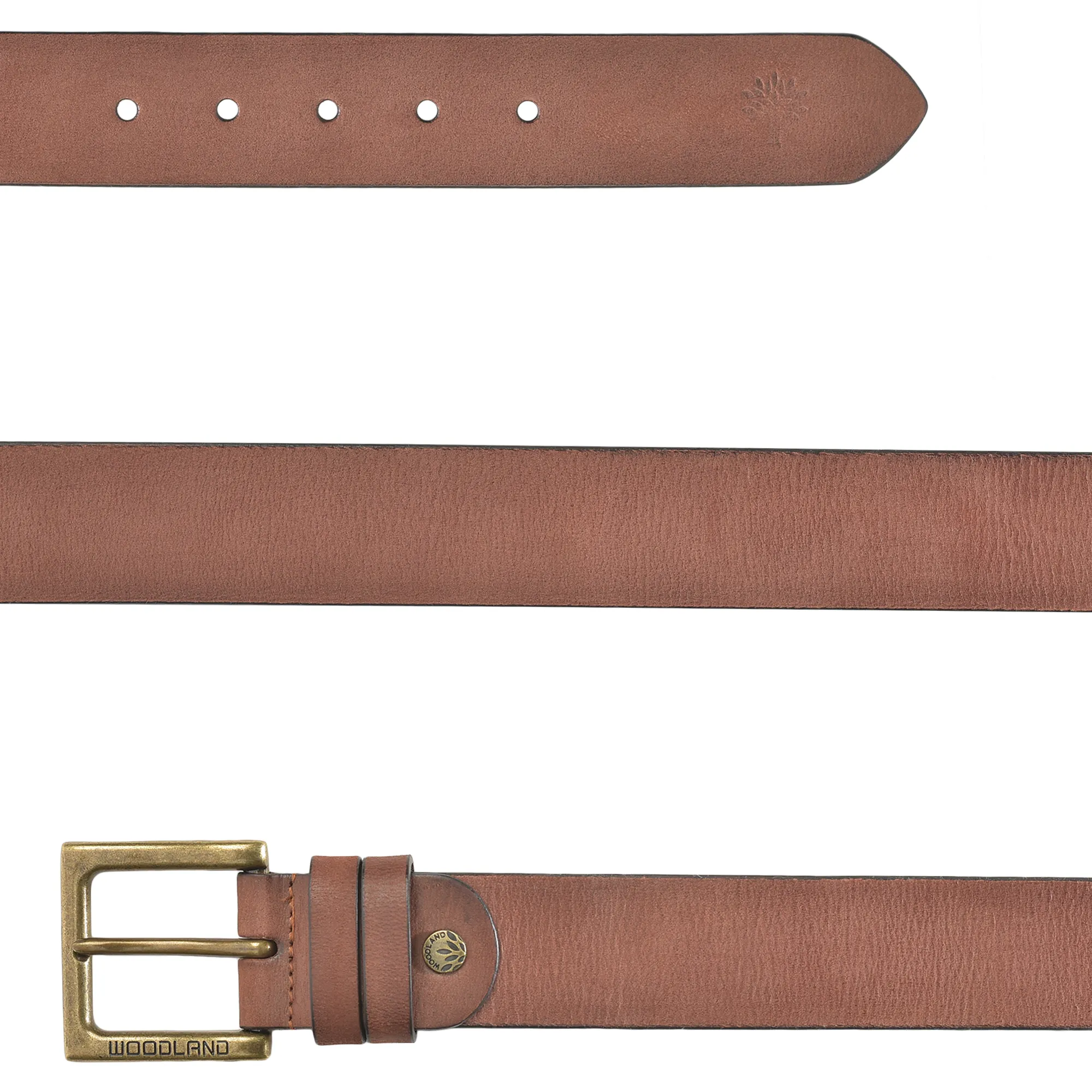 Tan leather belt - Thumbnail 3