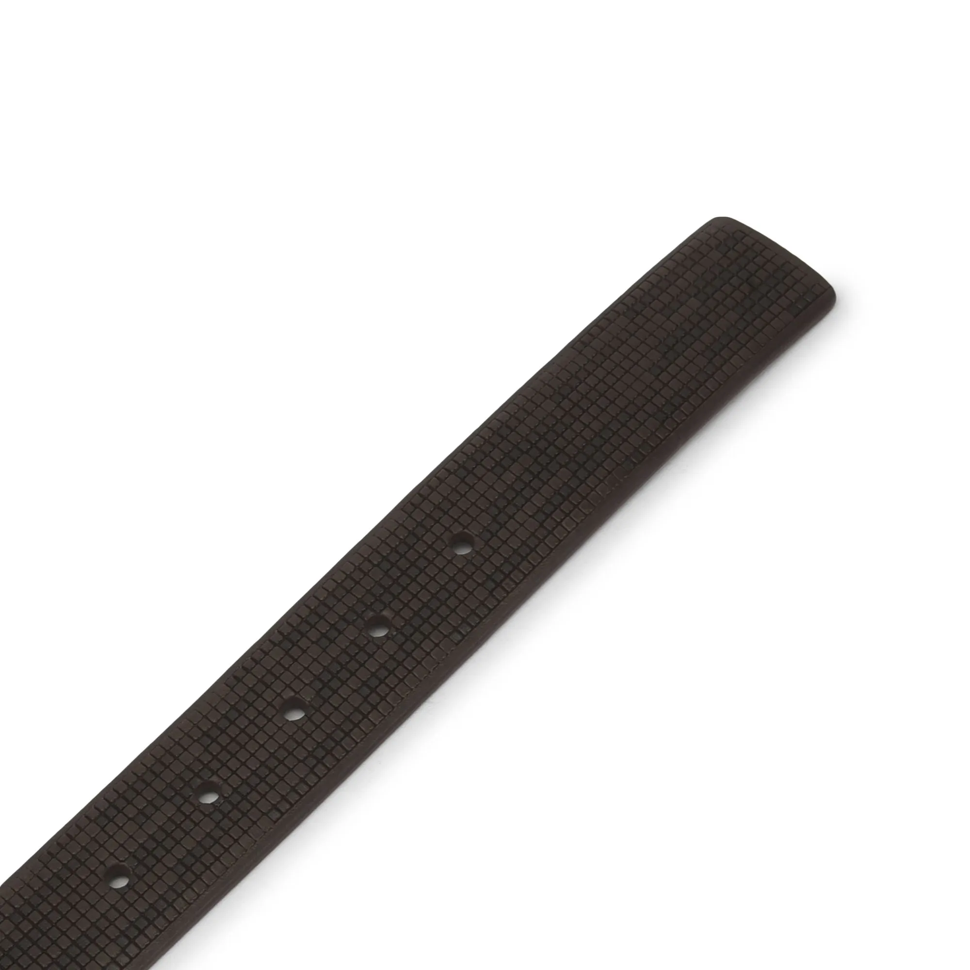 Brown Leather Belt for Men - Thumbnail 3