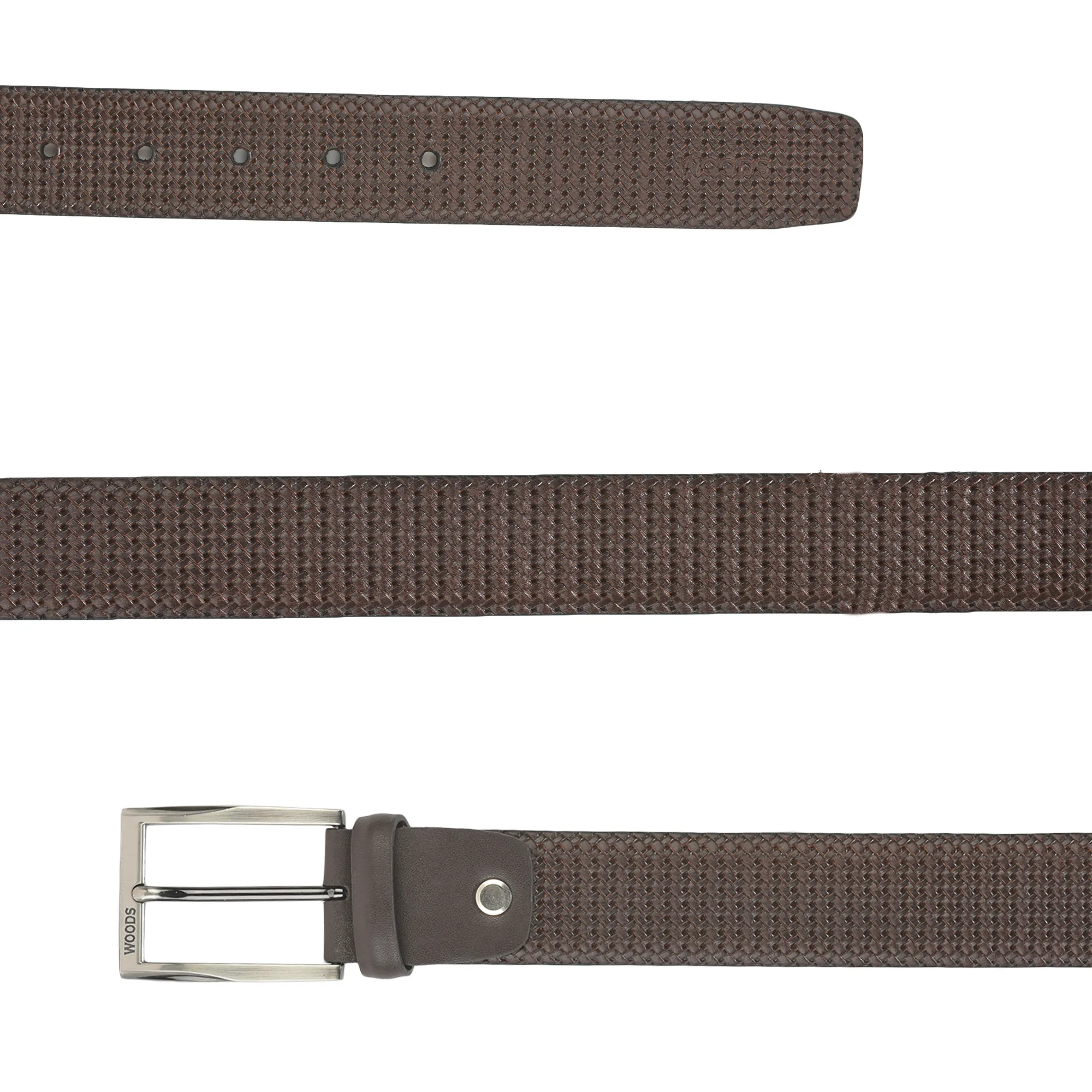 Woodland Men’s Brown Meridian Leather Belt

 - Thumbnail 5