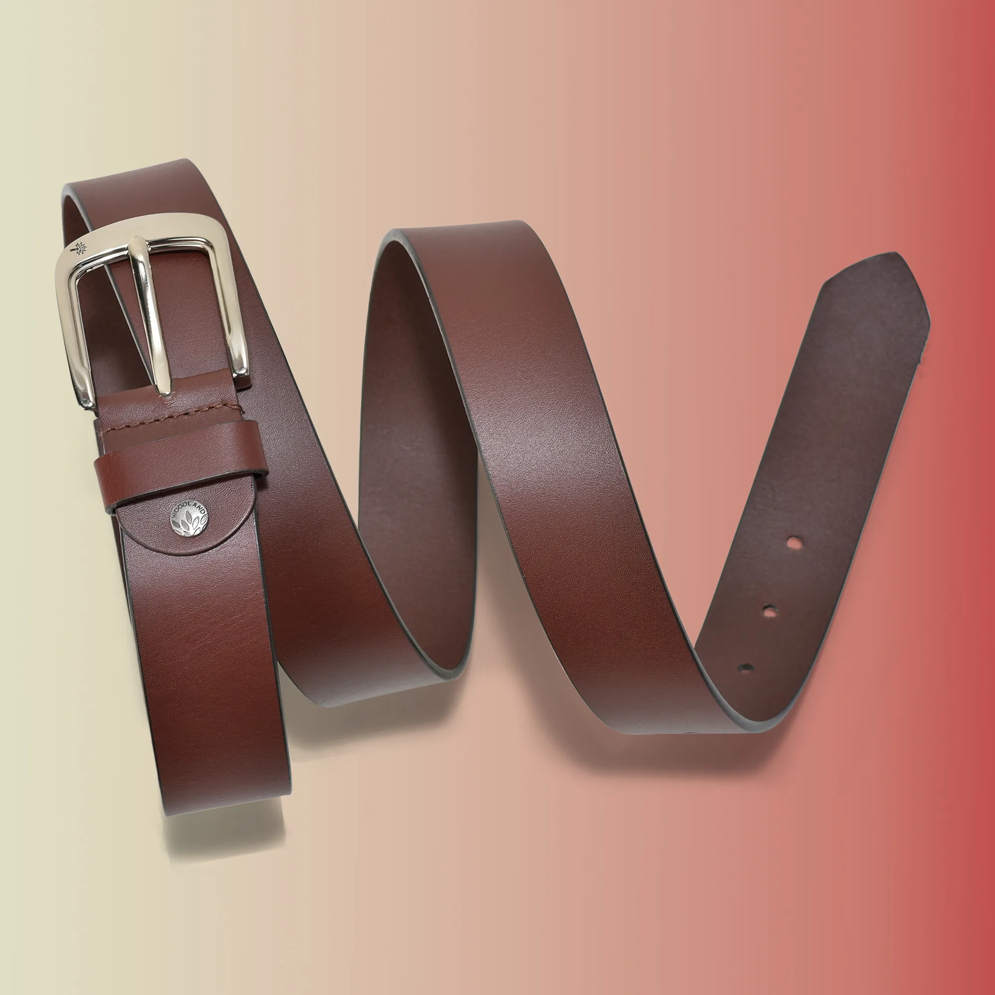 Woodland Men’s Minimal Brown Belt - Thumbnail 4