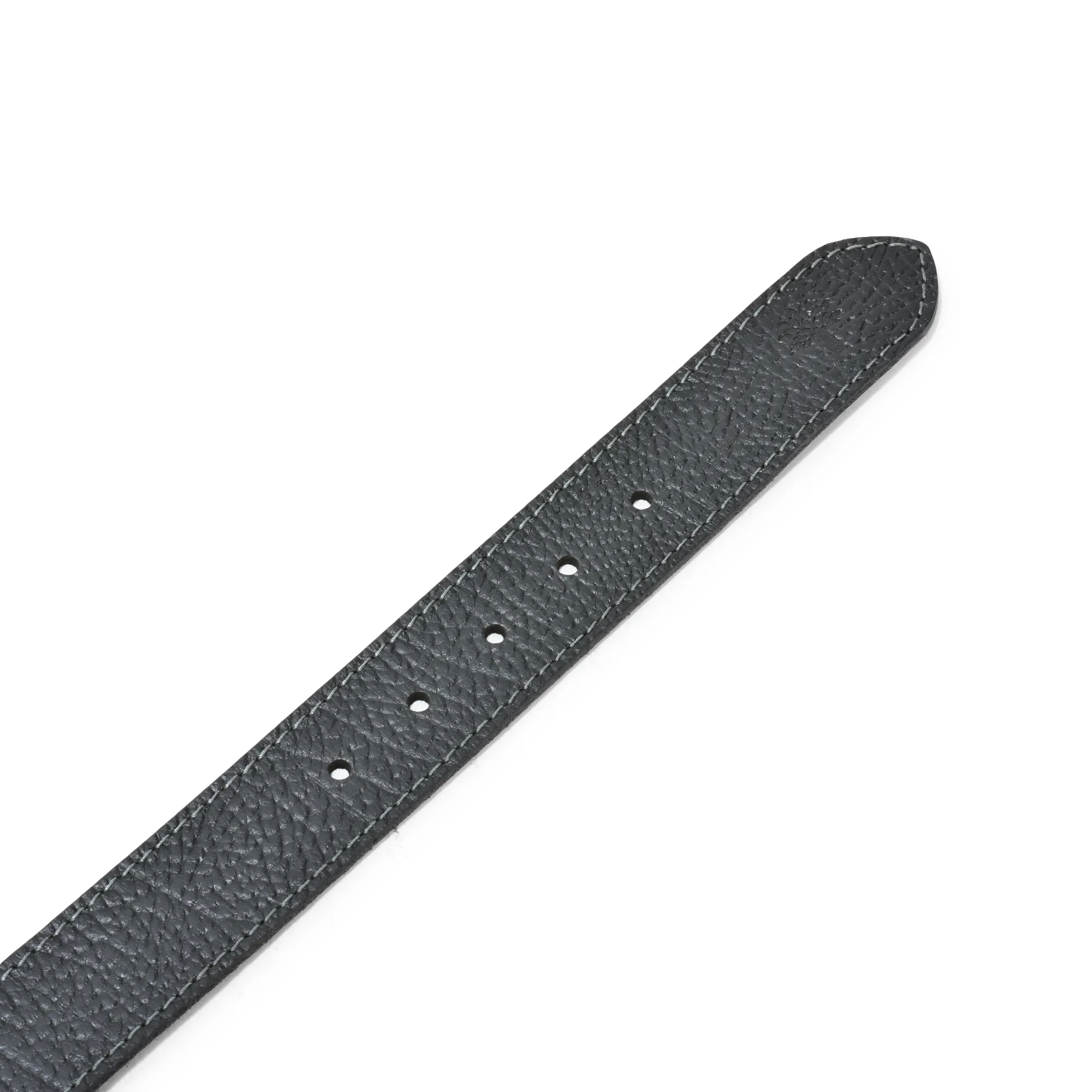 Woodland Men Black Leather Belt - Thumbnail 2