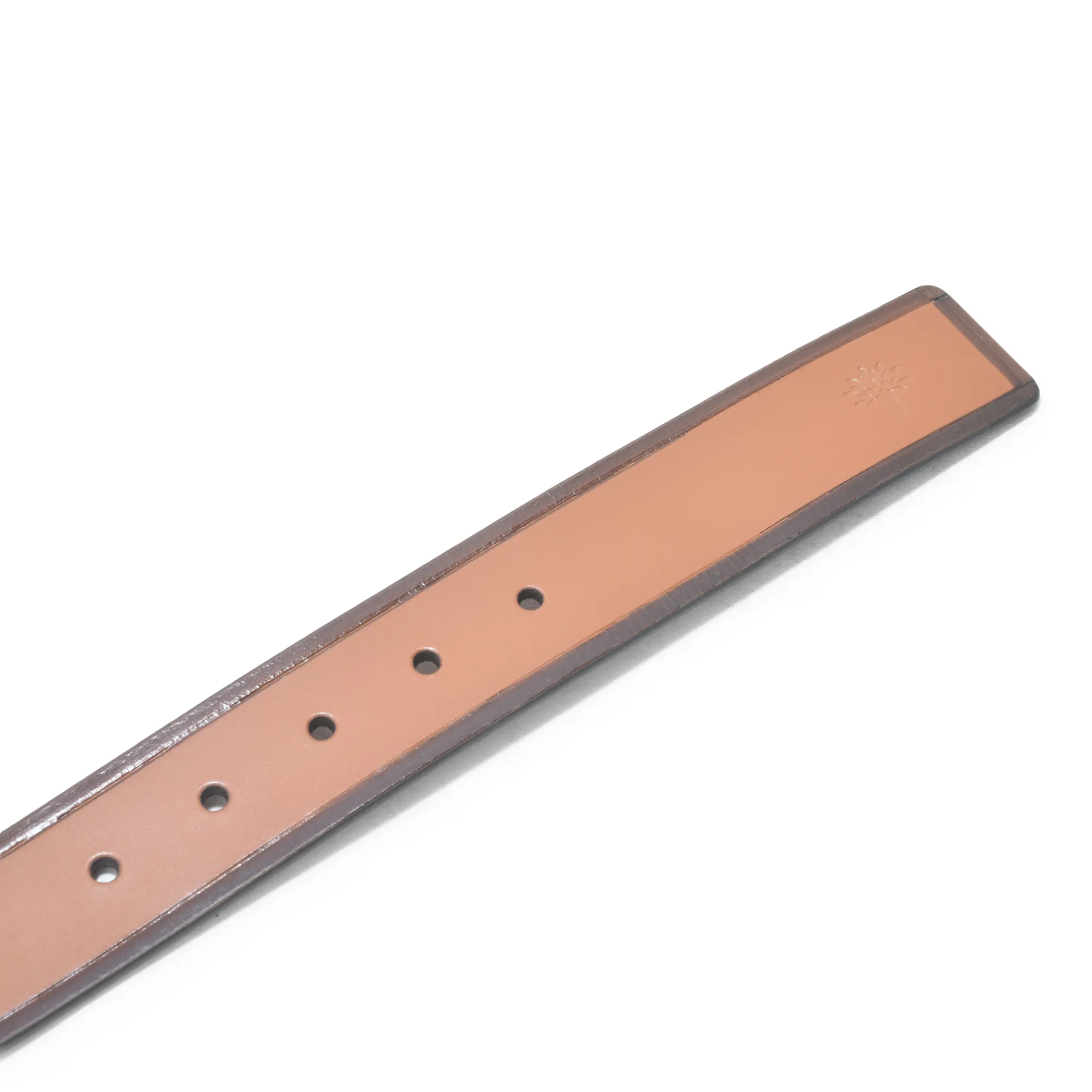 Dual Tone Tan Leather Belt For Men - Thumbnail 2