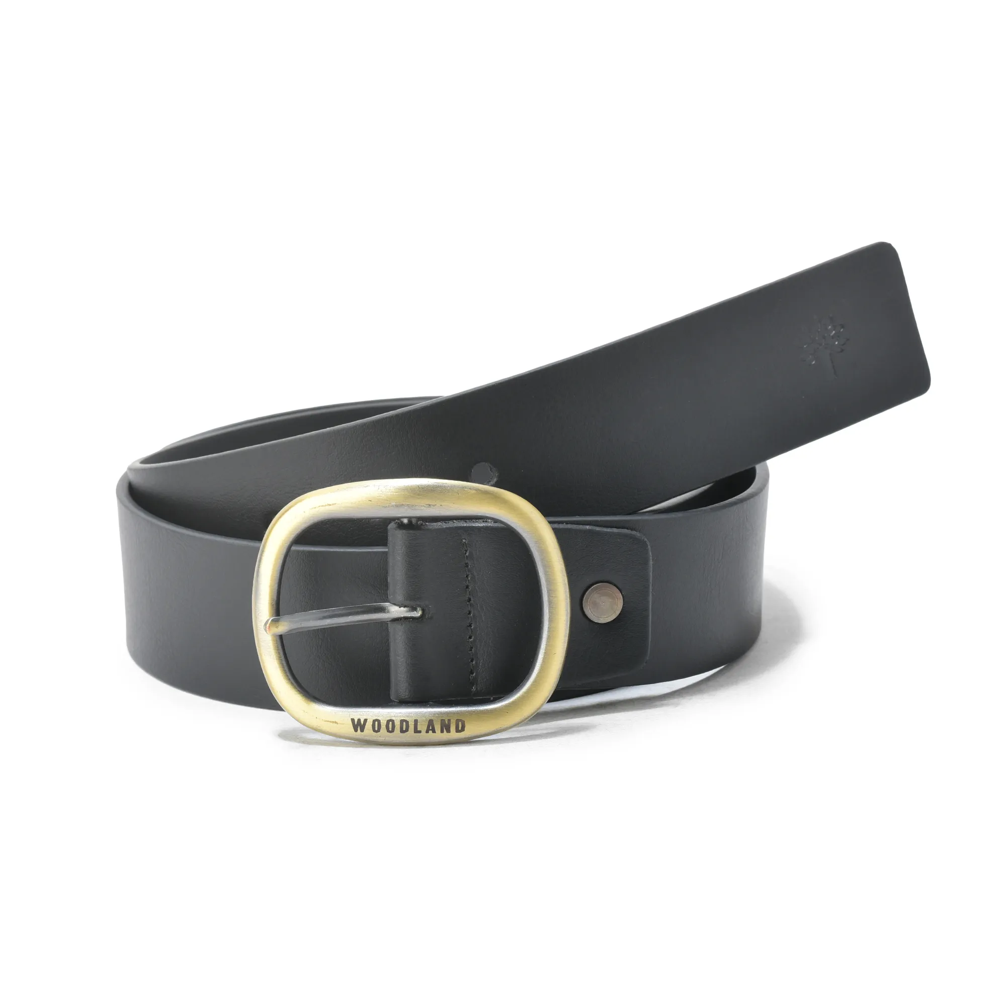 Modern Style Black Leather Belt For Men - Image 1
