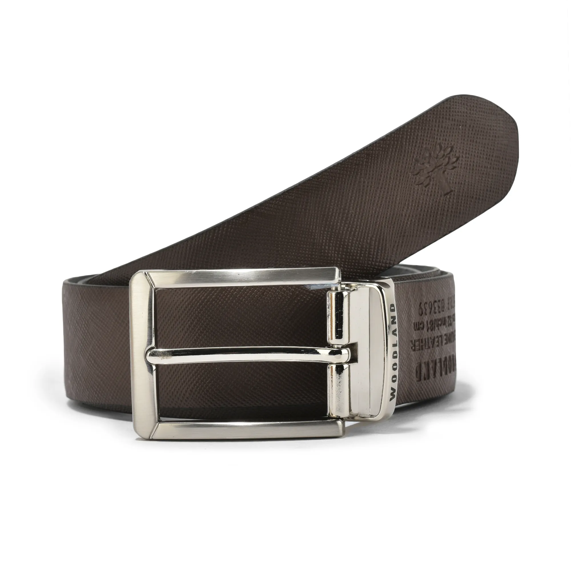 Black/Brown Softy Leather Belt For Men - Image 1