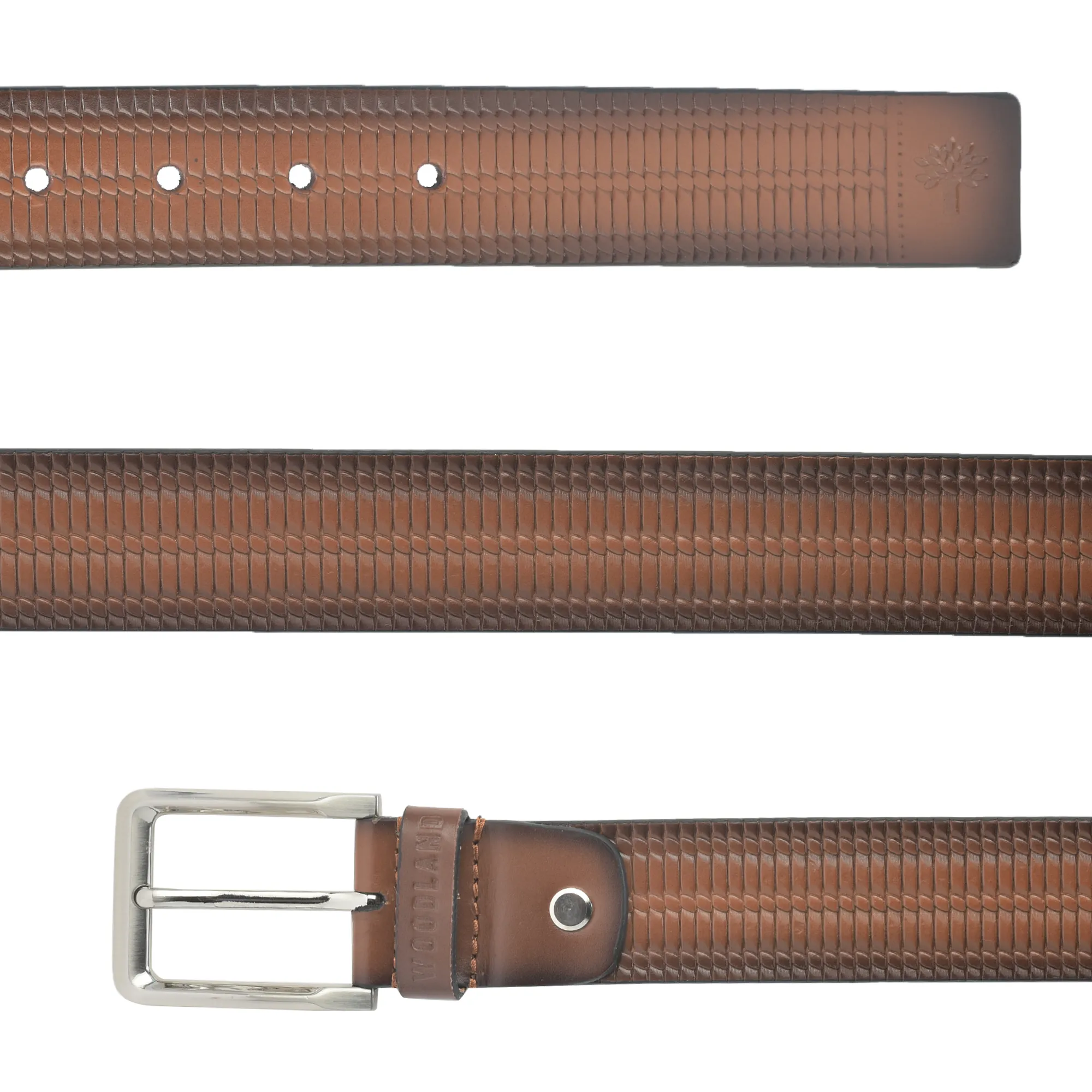 Tan Shaded Softy Leather Belt For Men - Thumbnail 3