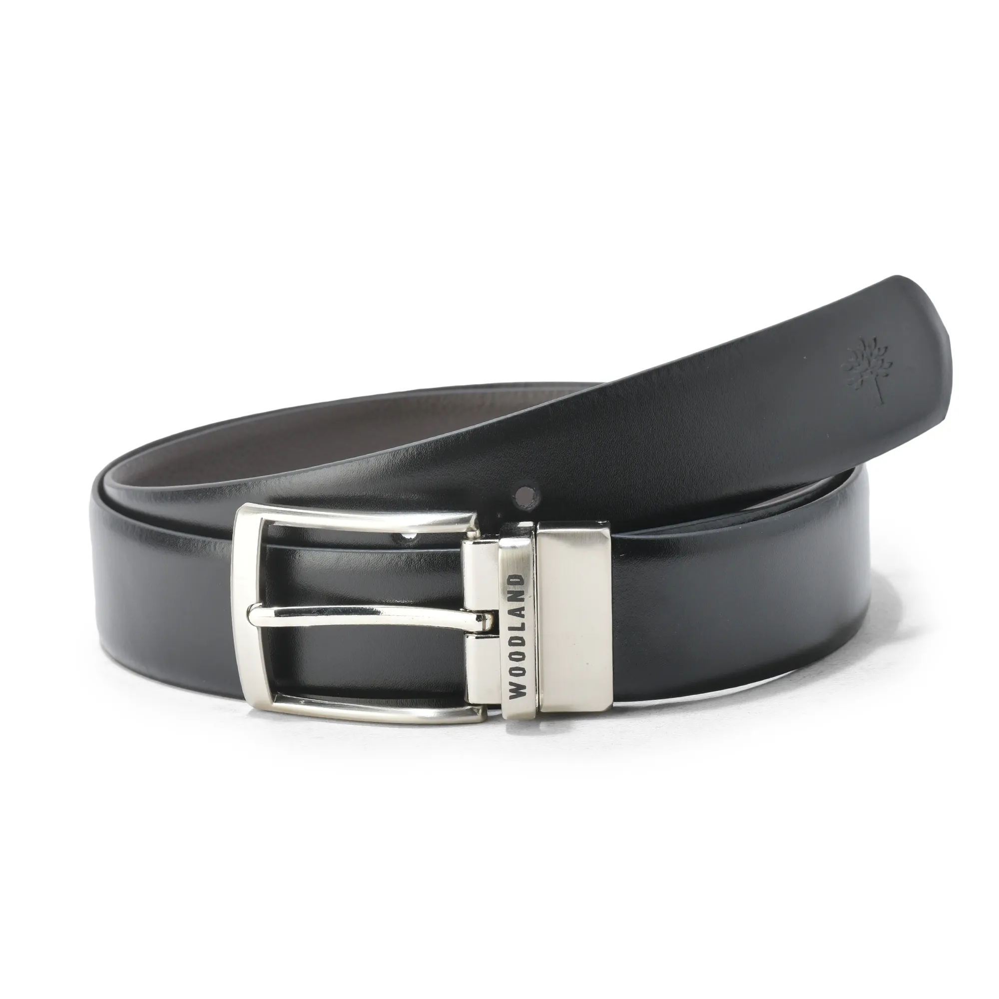 Reversible Black/Brown Men Softy Leather Belt - Thumbnail 2