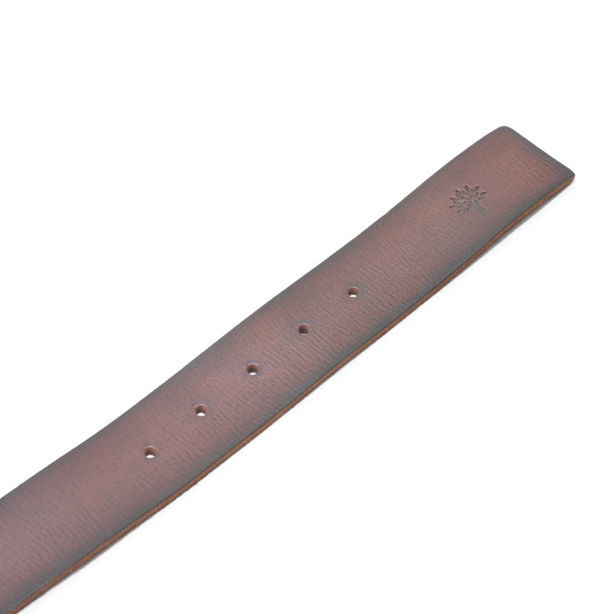 Grainy Finish Brown Softy Leather Belt  - Thumbnail 2