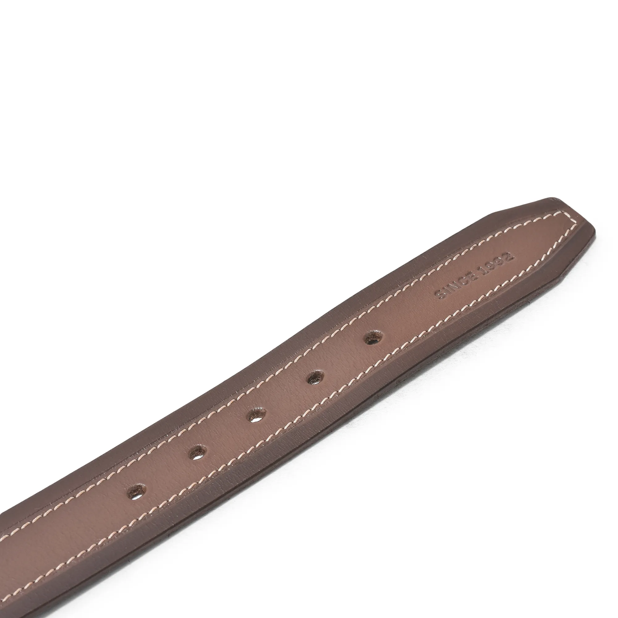 Two Tone Men Softy Leather Belt  - Thumbnail 2