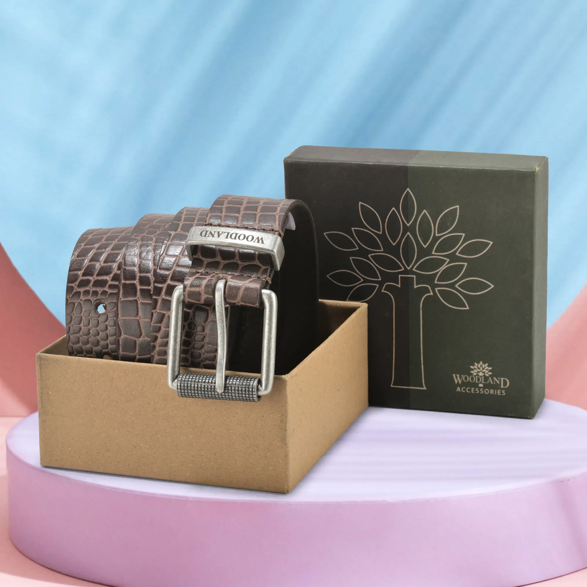 Stylish Design Men Softy Leather Belt - Thumbnail 5