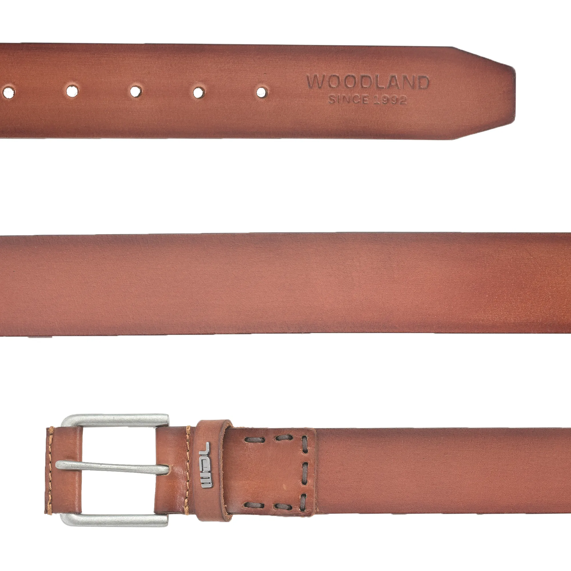Tan Men Softy Leather Belt - Thumbnail 3