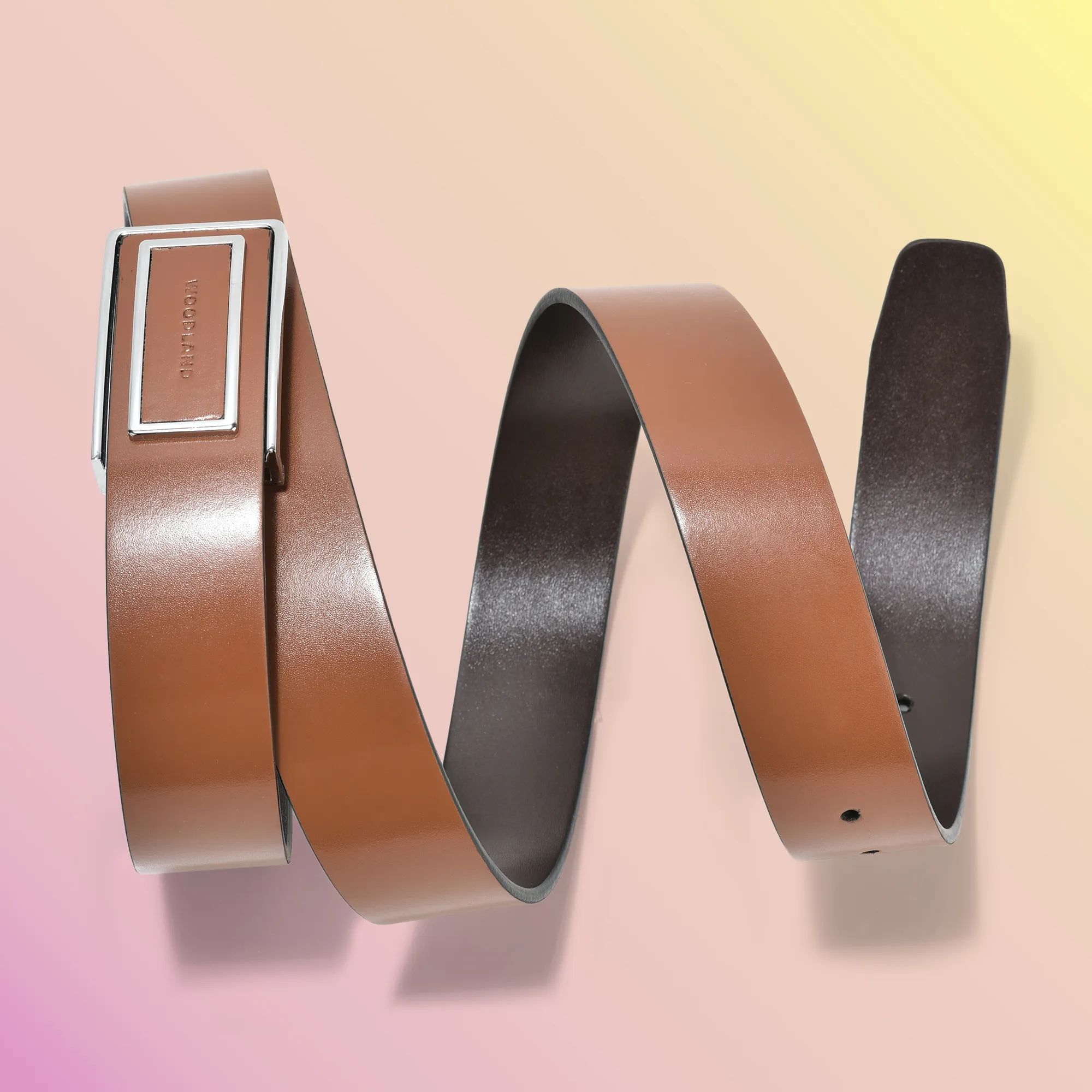 Woodland Tan Softy Leather Belt - Thumbnail 5