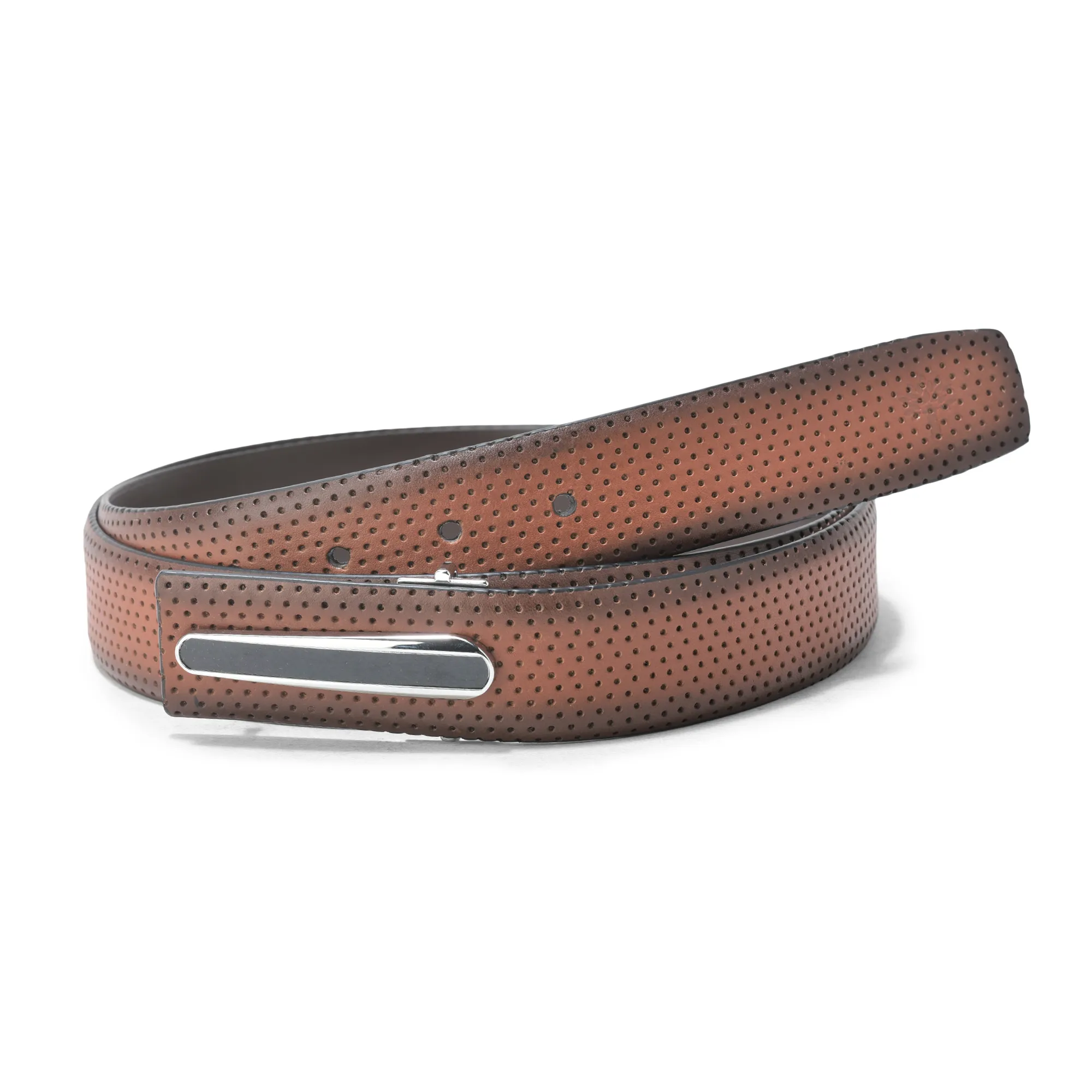 Softy Perforated Leather Belt For Men - Image 1