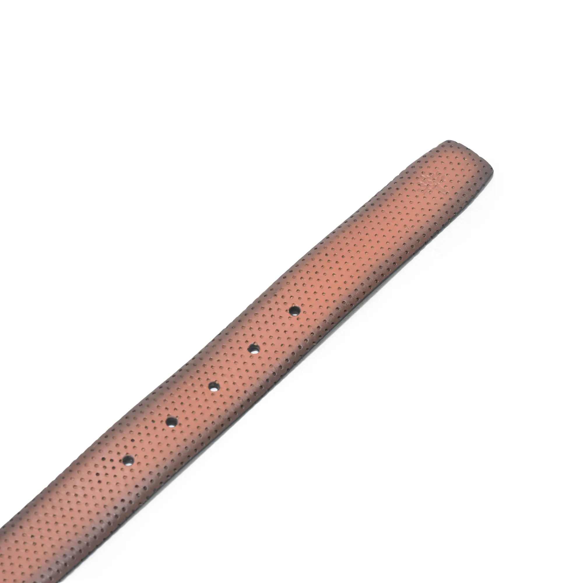 Softy Perforated Leather Belt For Men - Thumbnail 2
