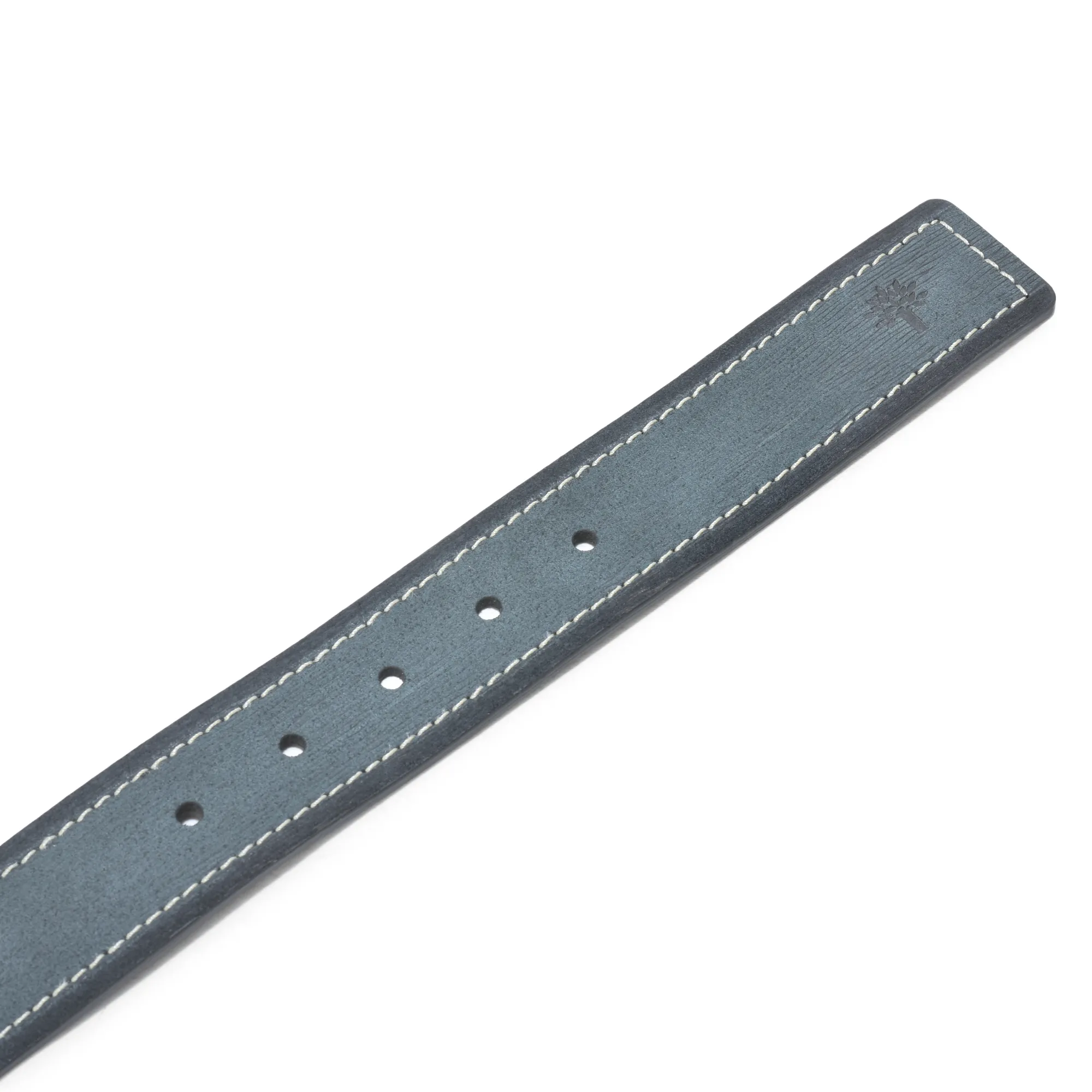 Stylish Blue Nubuk Leather Belt For Men - Thumbnail 2