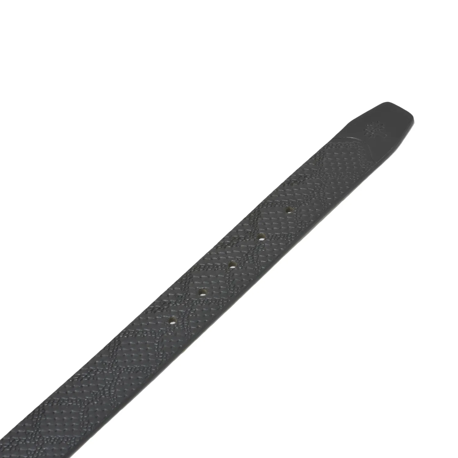 Woodland Men’s Black Signature Leather Belt - Thumbnail 3