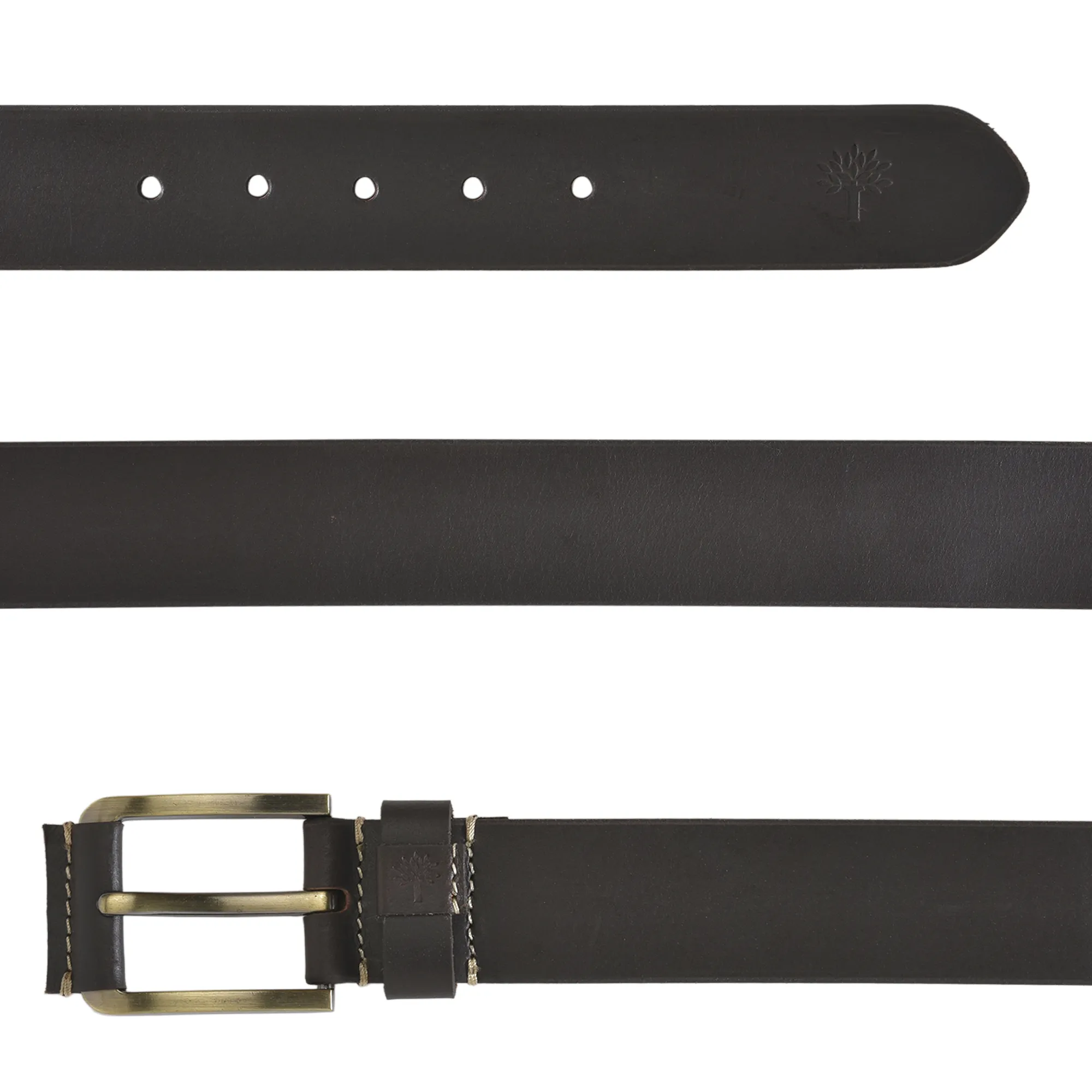 Woodland Brown Softy Leather Belt - Thumbnail 5