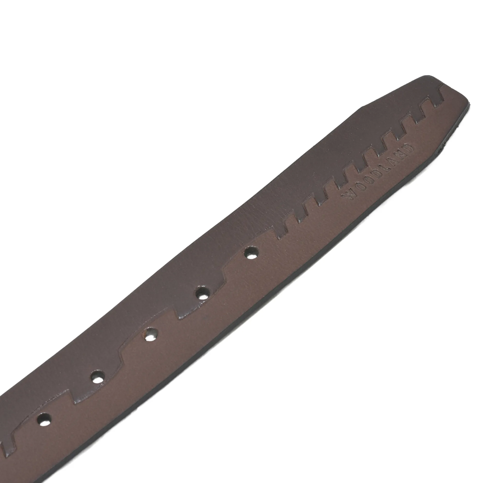 Brown Softy Leather Belt For Men - Thumbnail 4