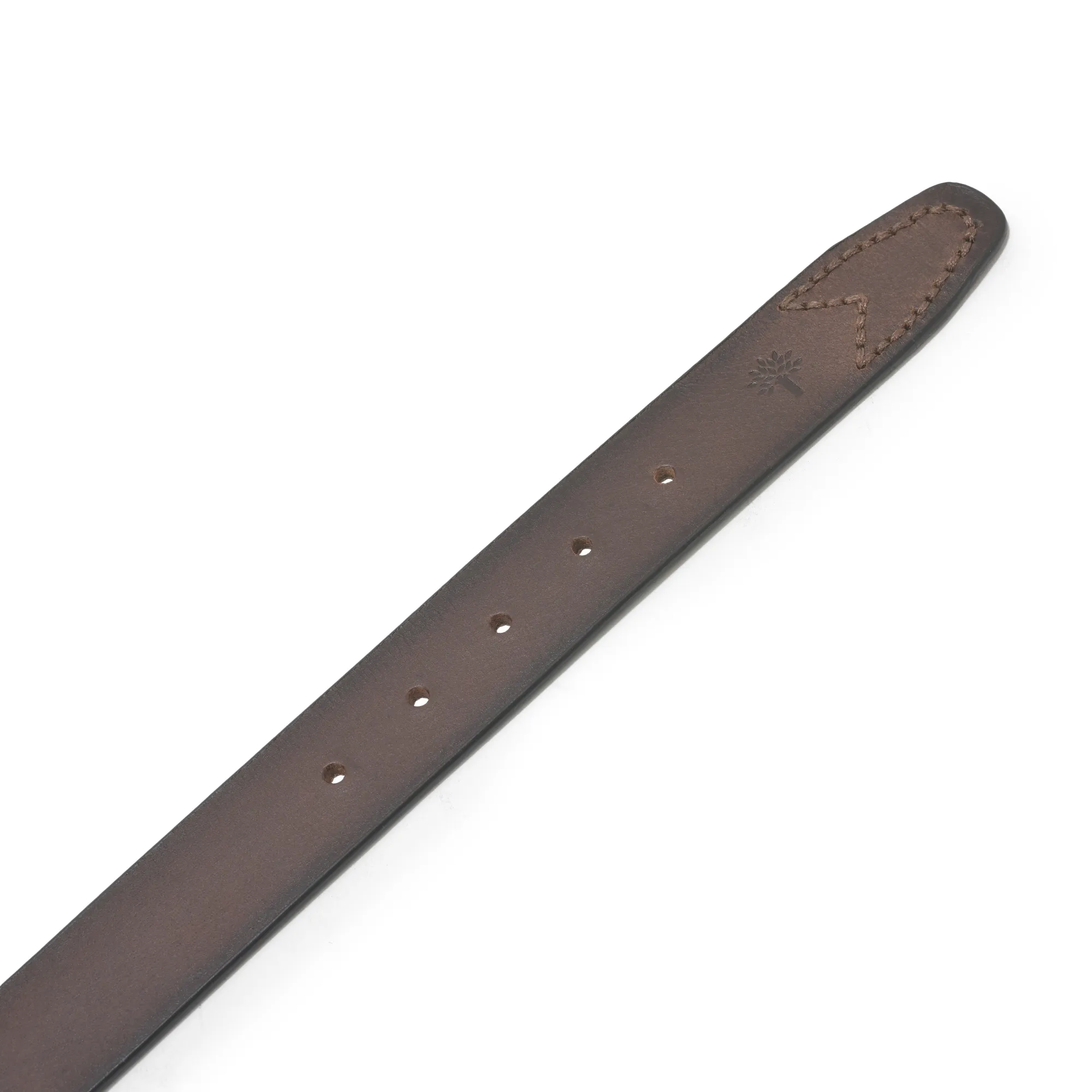 Brown Softy Leather Belt For Men - Thumbnail 3