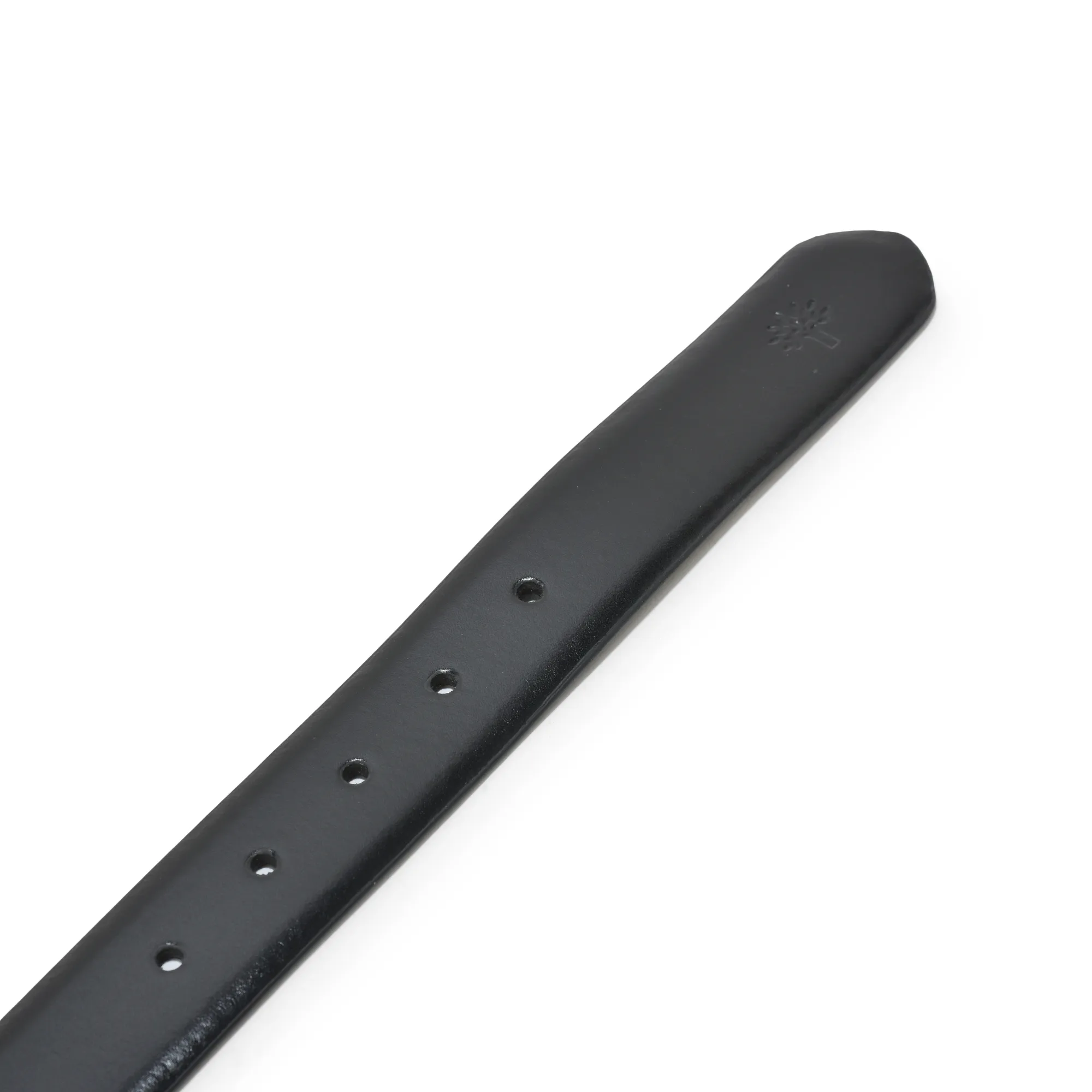       Woodland Men Black/Brown Leather Belt with Sleek Metallic Buckle - Thumbnail 9