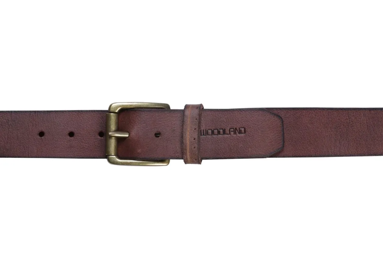 Tan Leather belt for men - Thumbnail 2