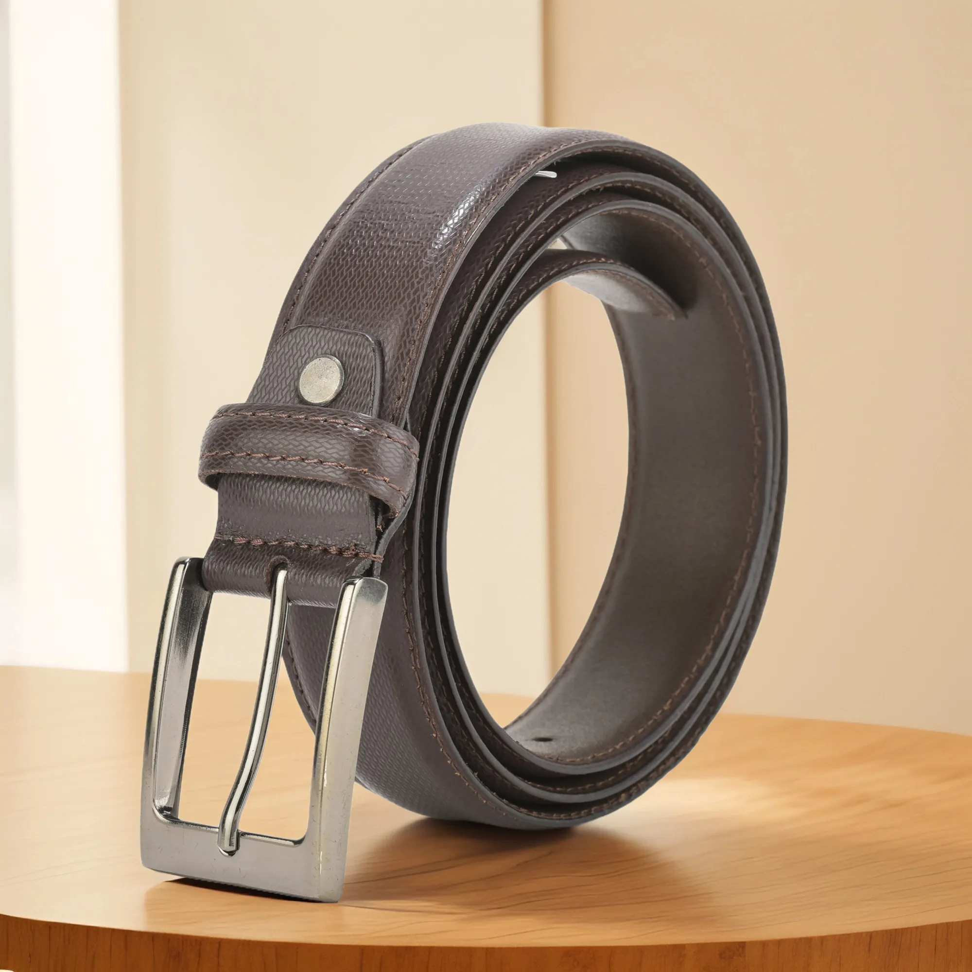 Woodland Men’s Brown Sentinel Leather Belt

 - Thumbnail 2