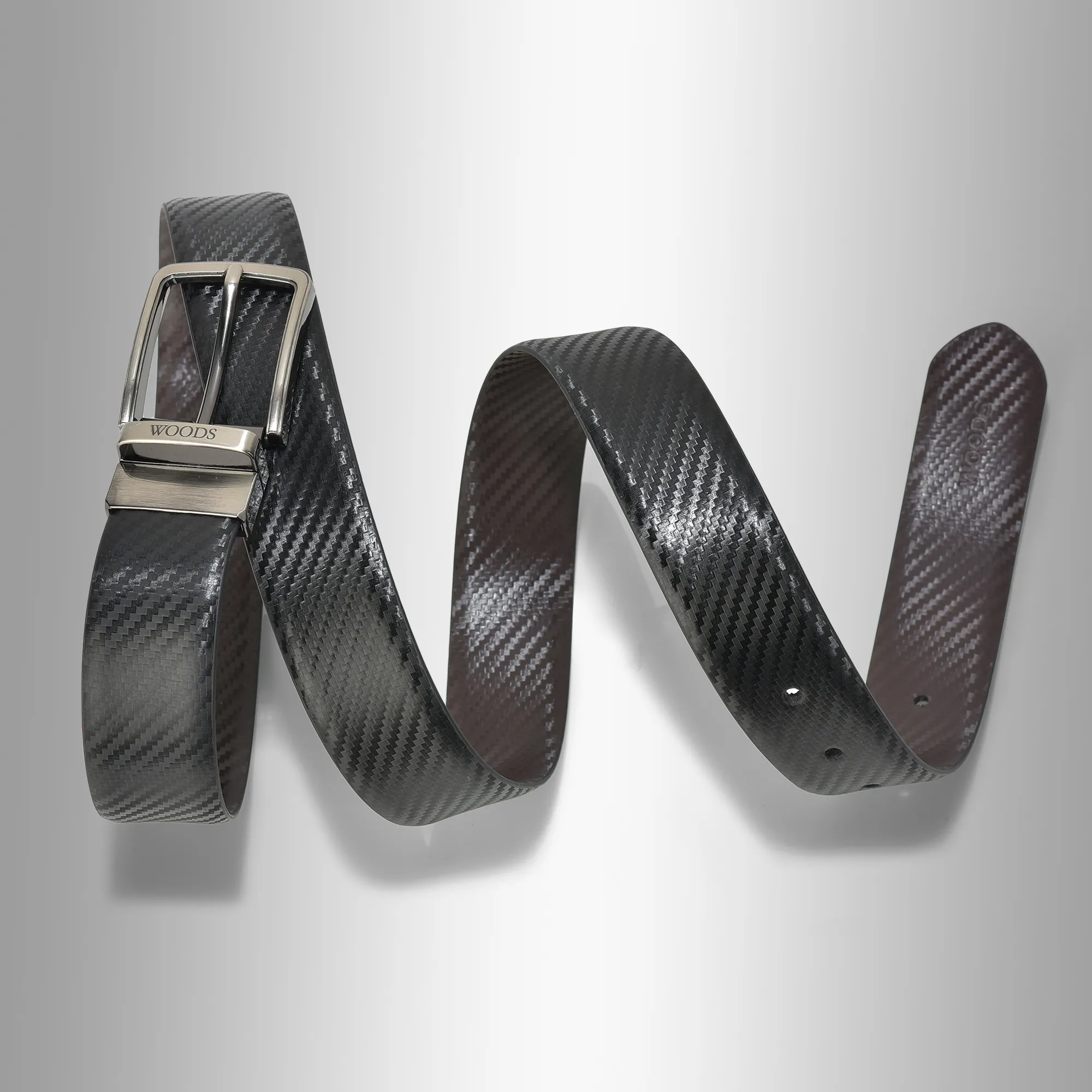 Woods CarbonFlex DualTone Reversible Belt - Thumbnail 4