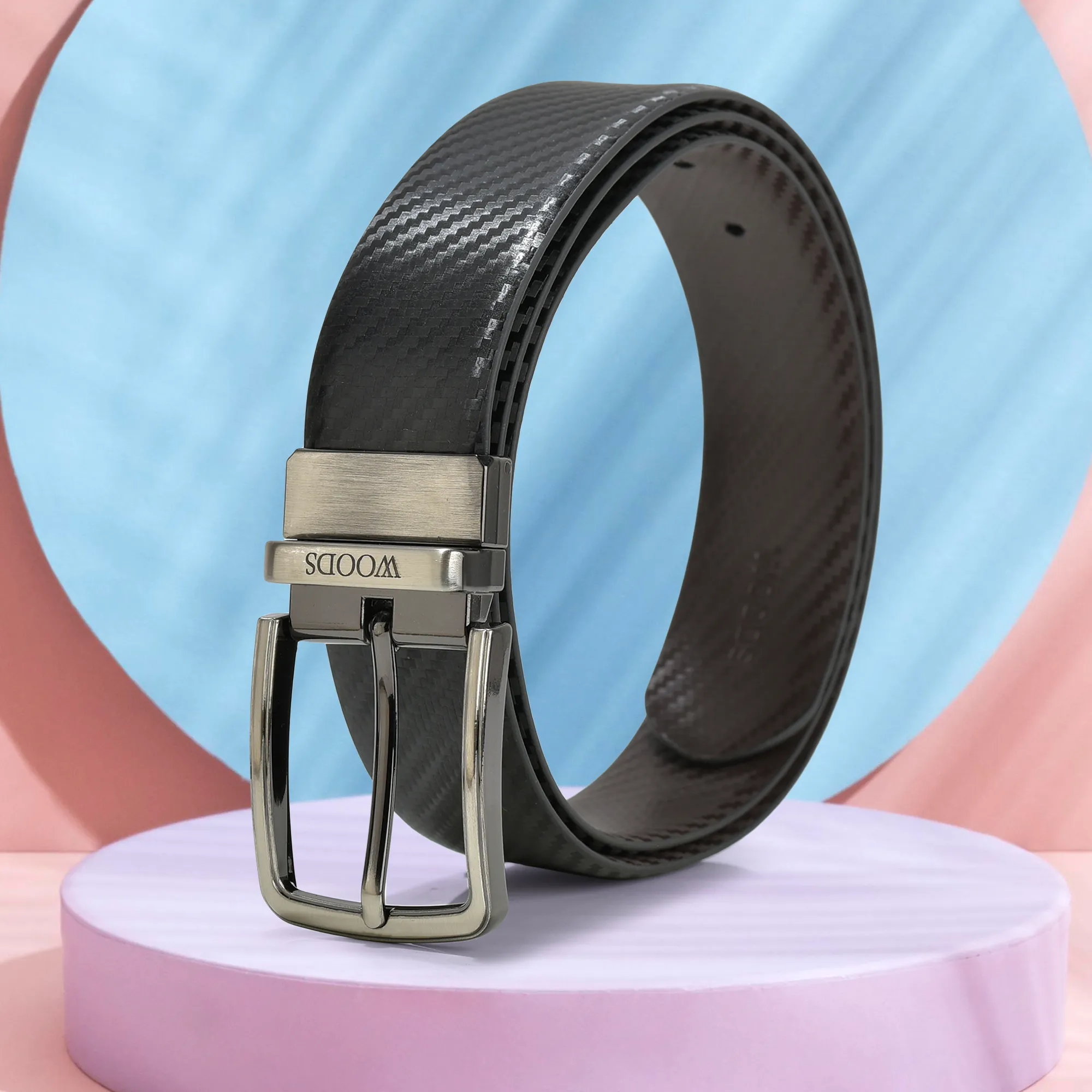 Woods CarbonFlex DualTone Reversible Belt - Thumbnail 5