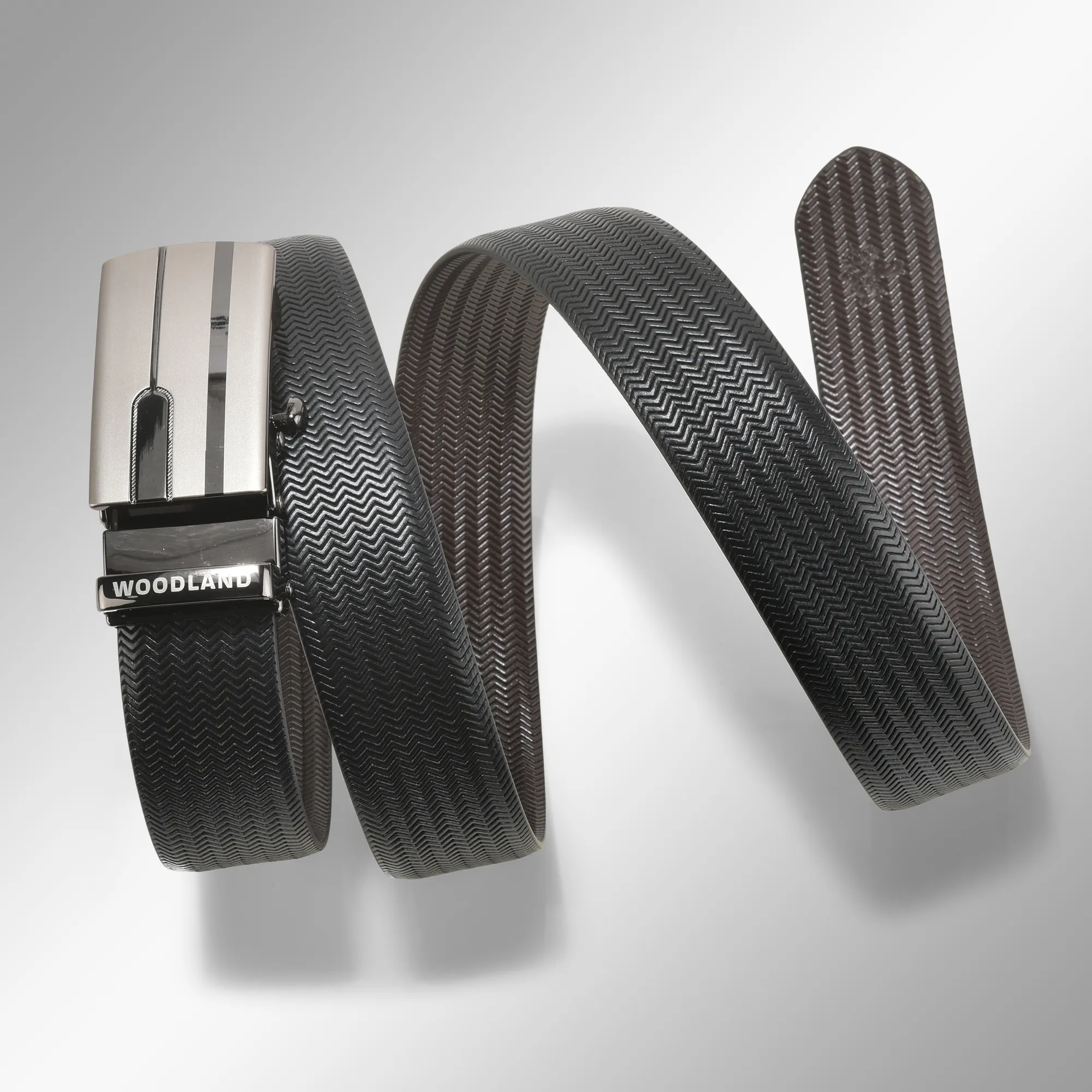 Black/Brown Softy Leather Reversible Belt - Thumbnail 5