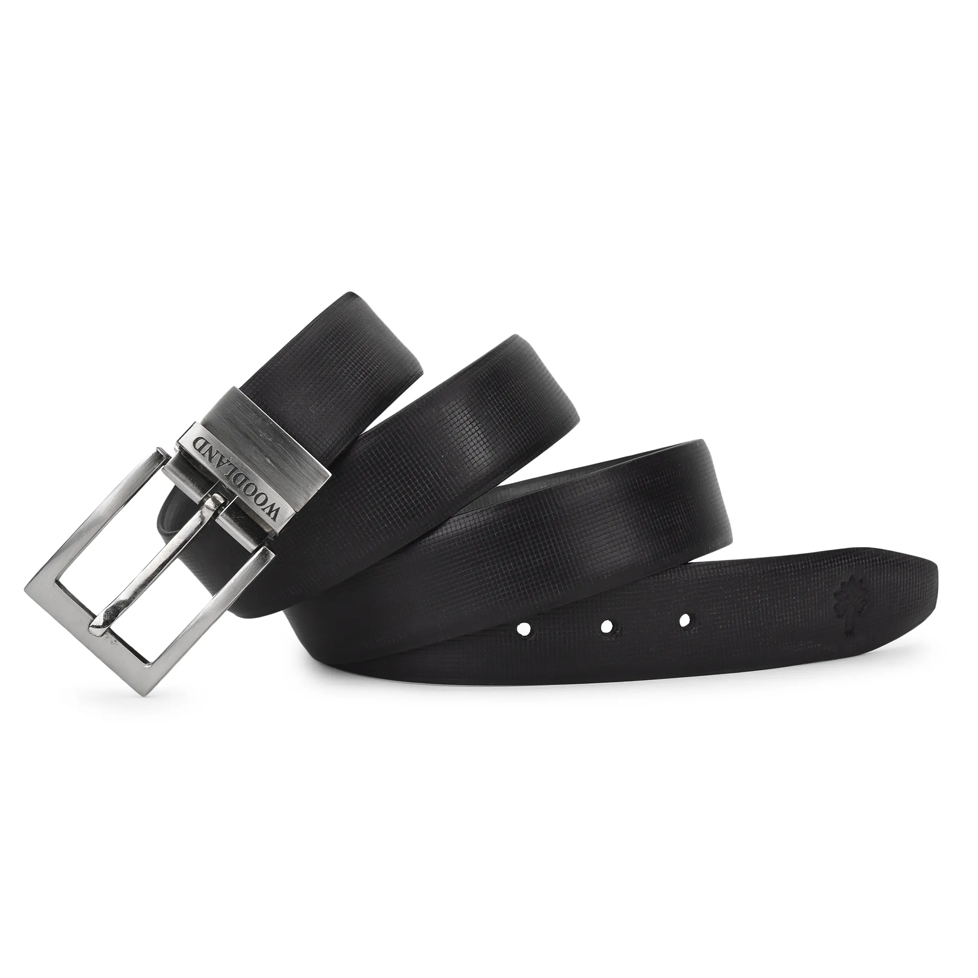 Woodland Black/Tan Reversible Leather Belt - Thumbnail 7