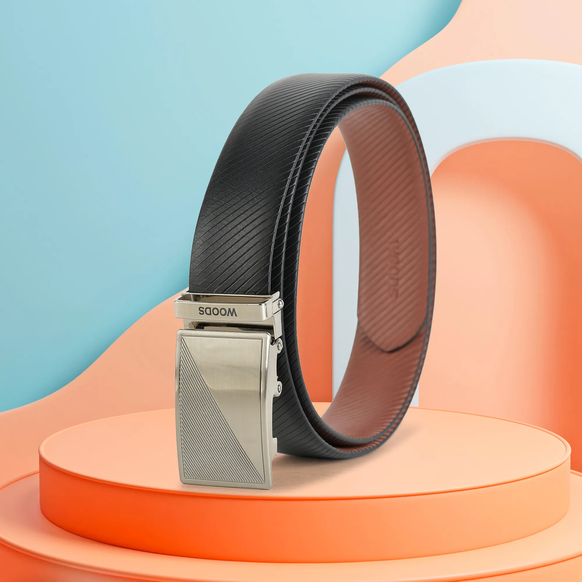 Woods GeoFusion Sleek Reversible Belt - Thumbnail 5