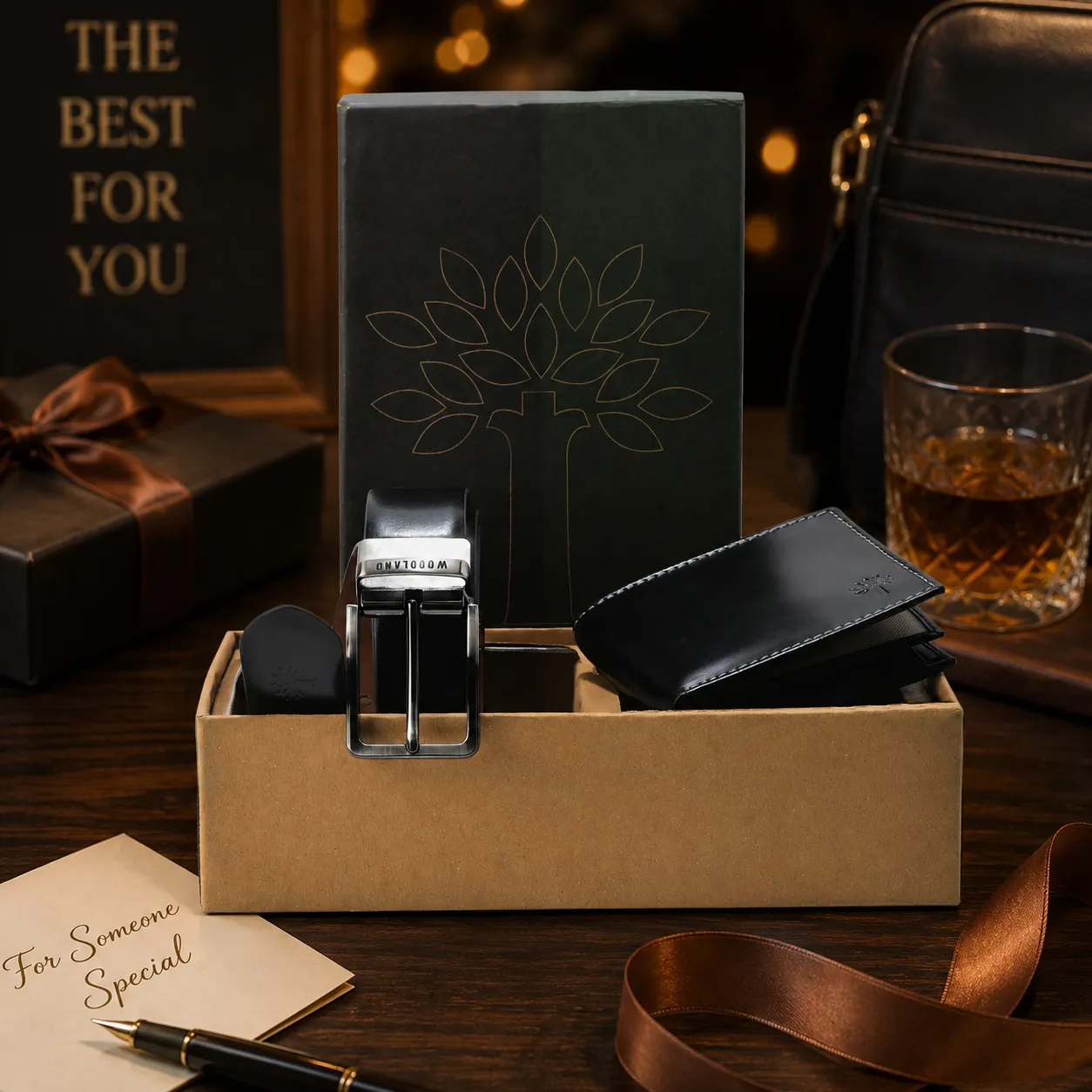Woodland Assorted Leather Legacy Gift Set for Men - Thumbnail 5