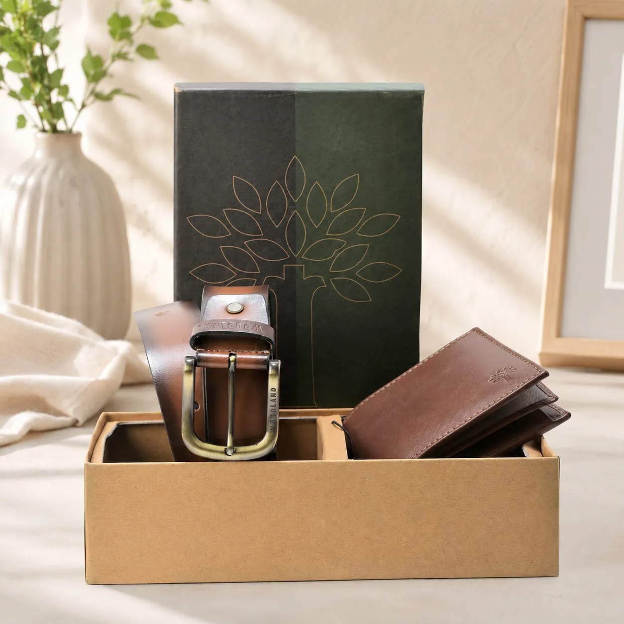 Woodland Assorted Leather Legacy Gift Set for Men - Thumbnail 3