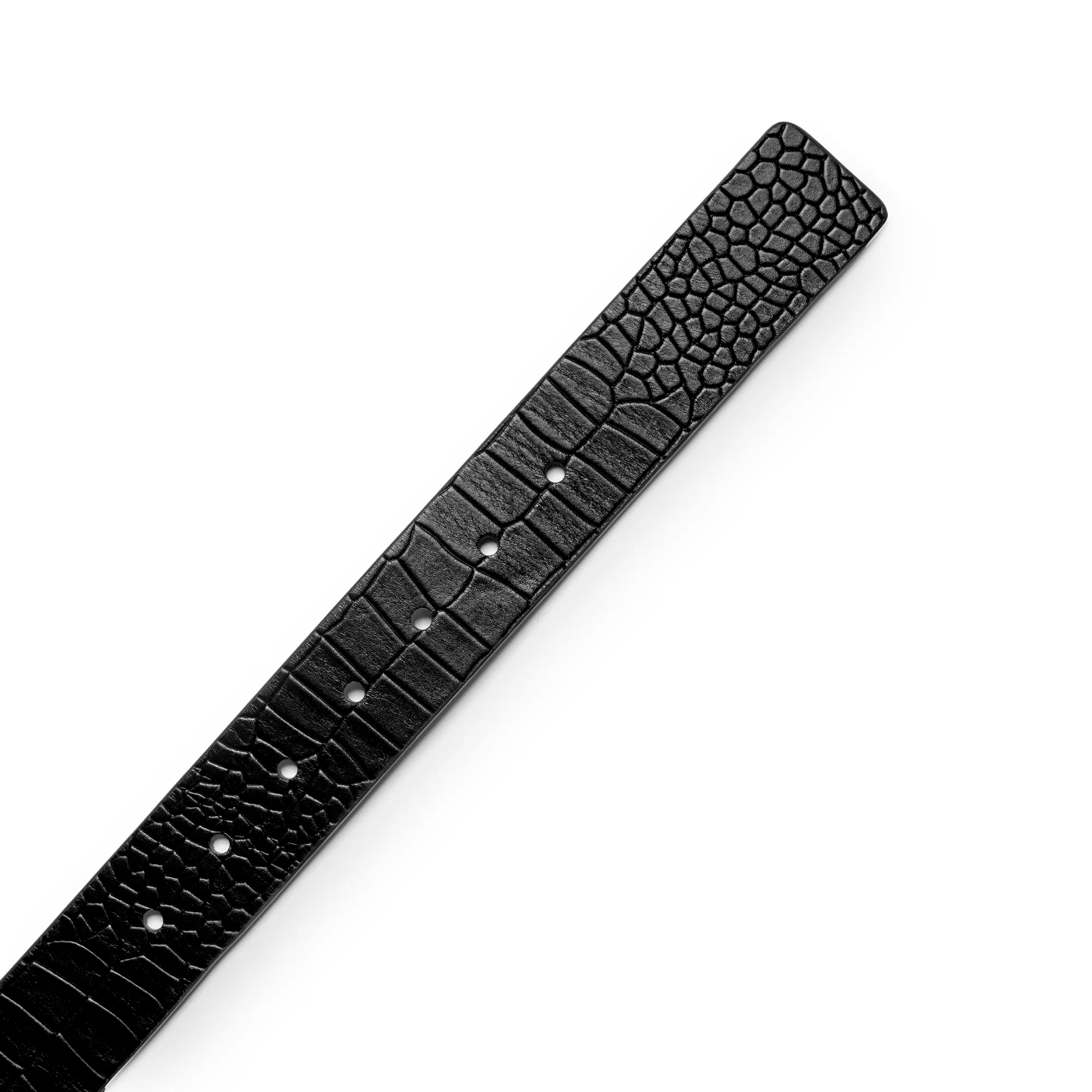 Woodland Men Black Croc-Texture Leather Belt & Wallet Gift Set - Thumbnail 4