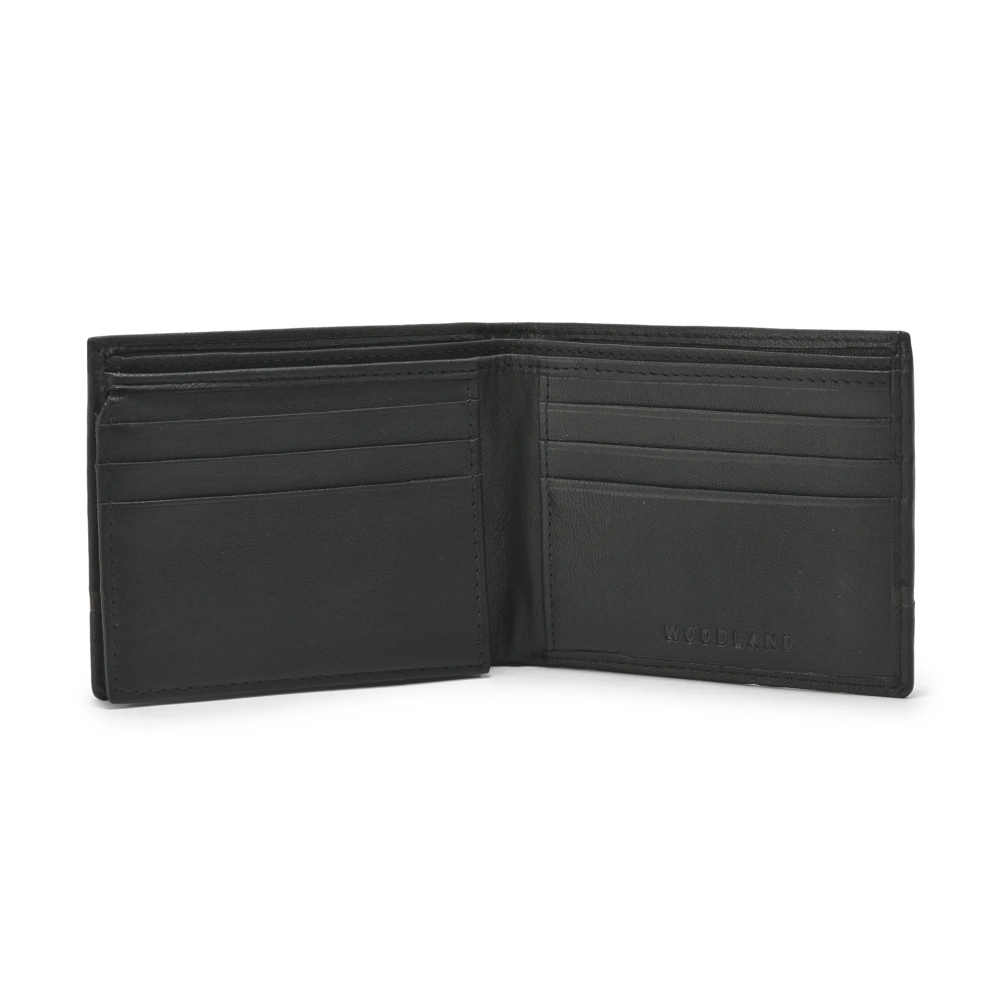 Woodland Men Reversible Black Leather Belt - Thumbnail 9