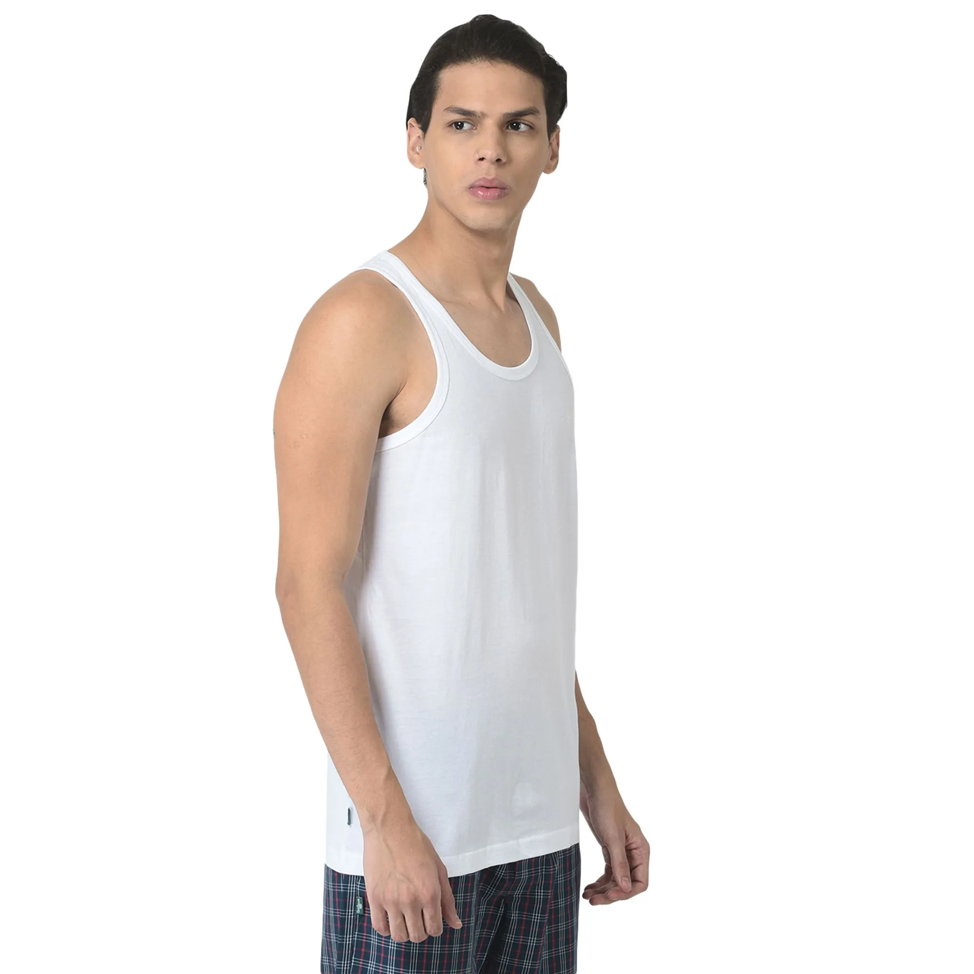 White Vest for Men - Thumbnail 4