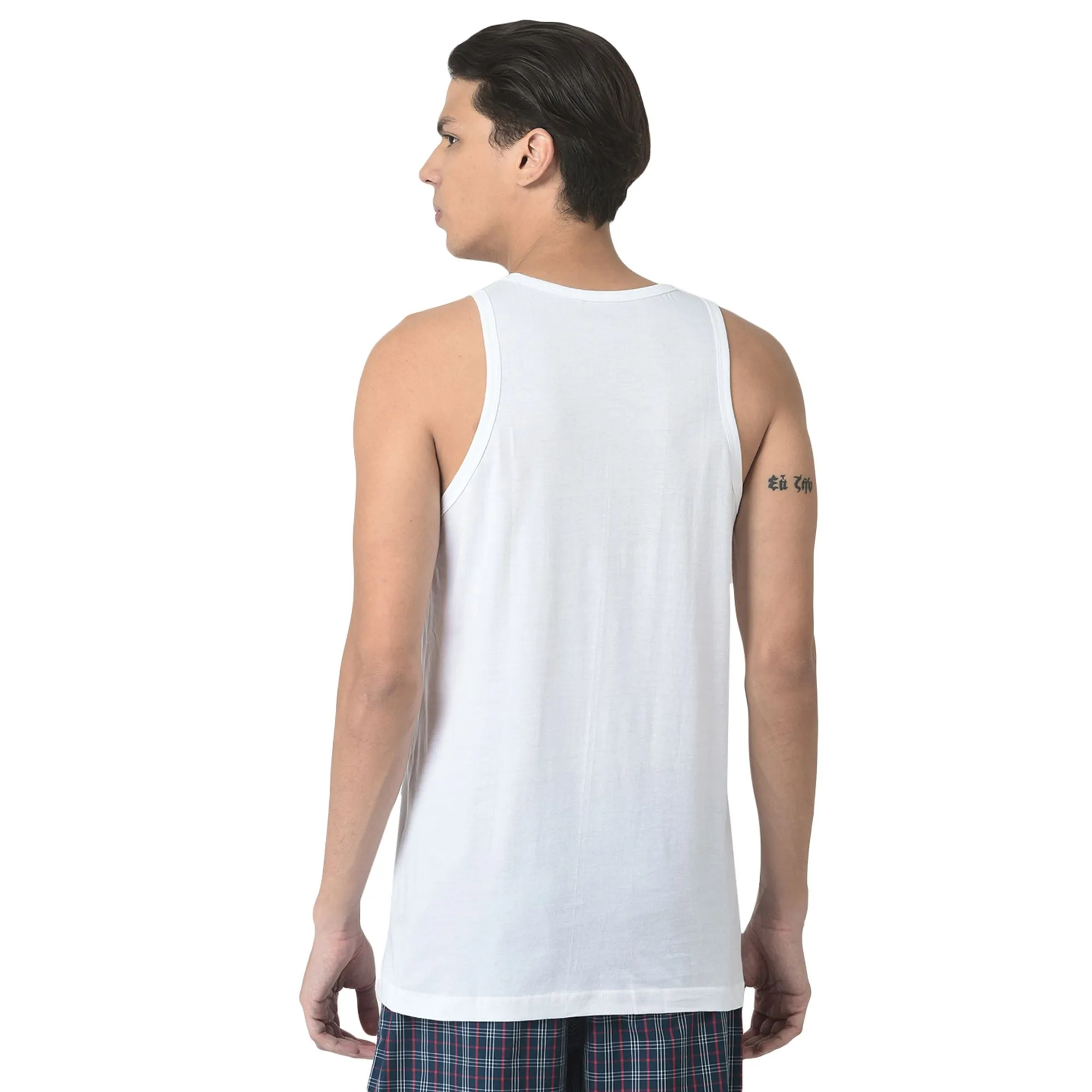White Vest for Men - Thumbnail 5