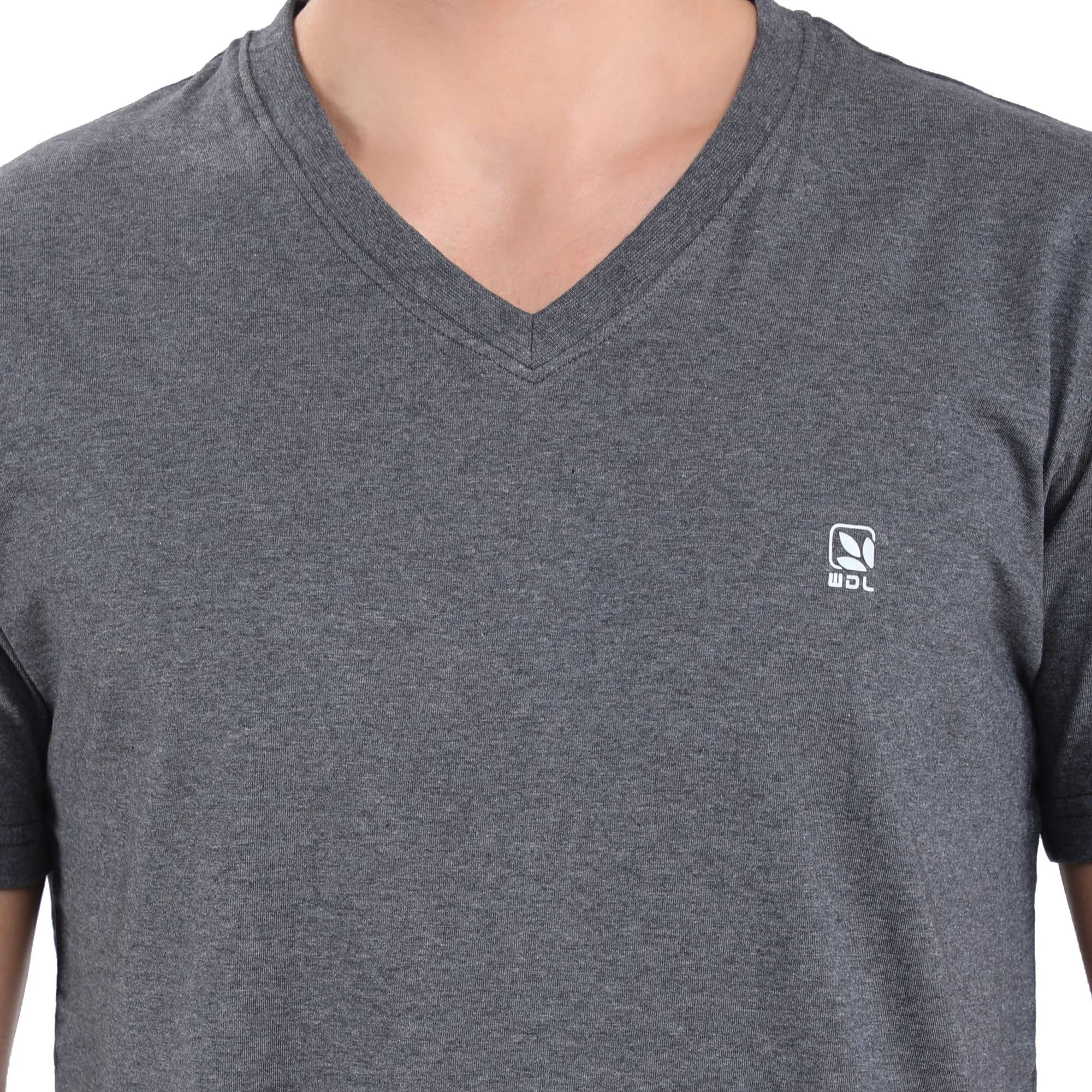 DGREY V neck t-shirt for men - Thumbnail 6