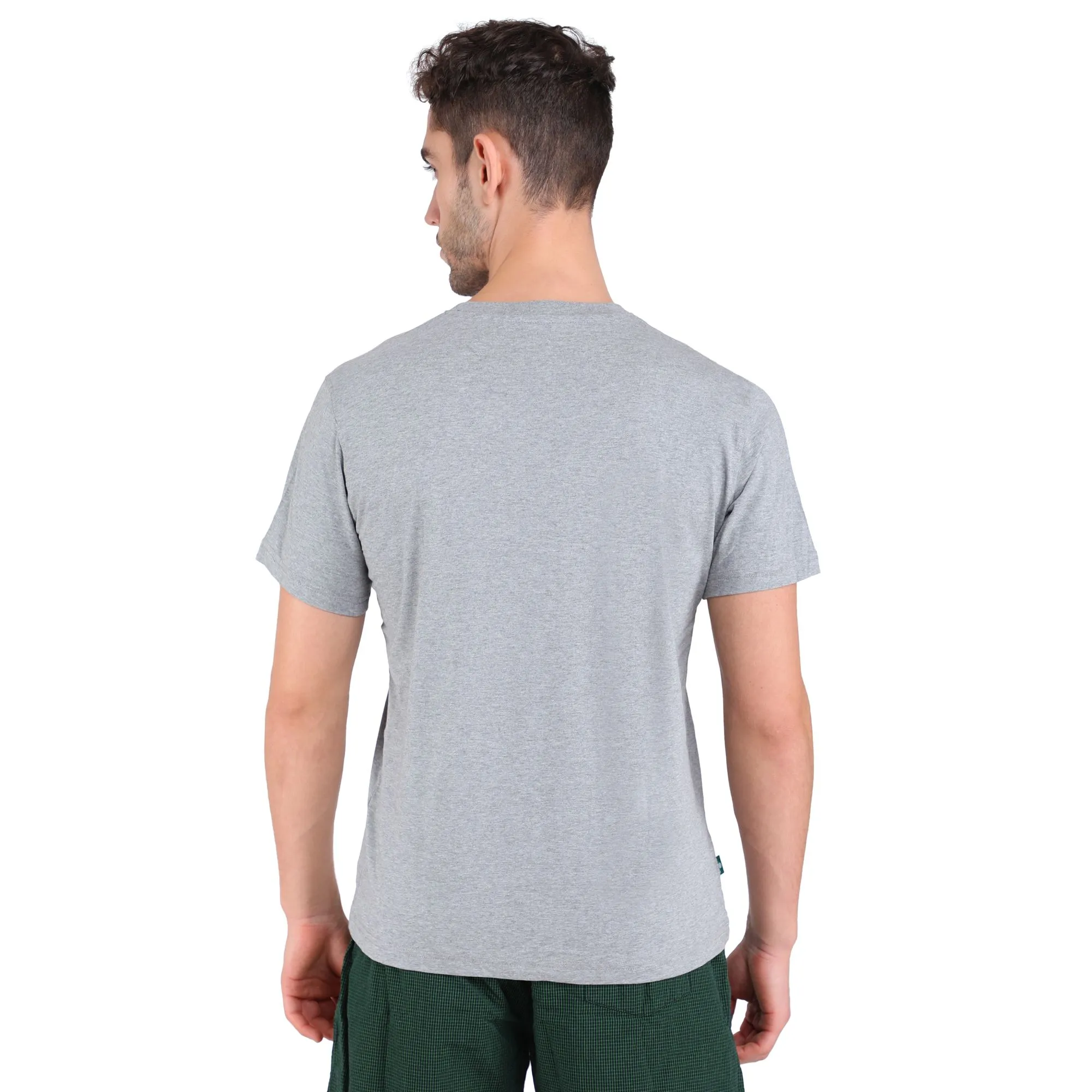 LGREY V neck t-shirt for men - Thumbnail 5
